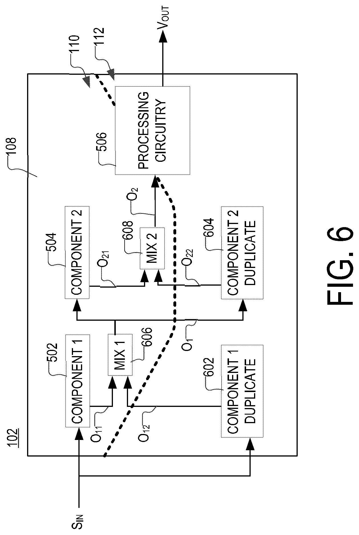 Patent US12306223 Figure 5 – Sensor architecture for correcting thermally-induced linearity error