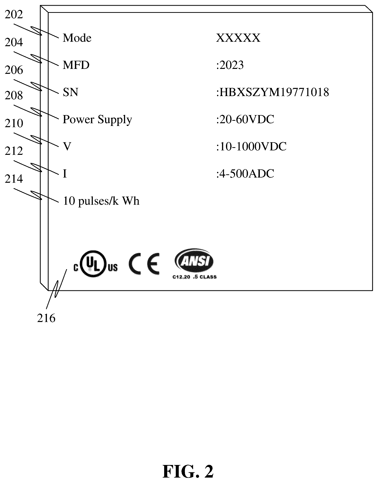 Patent US12306227 Figure 2 – Electricity meter and method for manufacturing an electricity meter