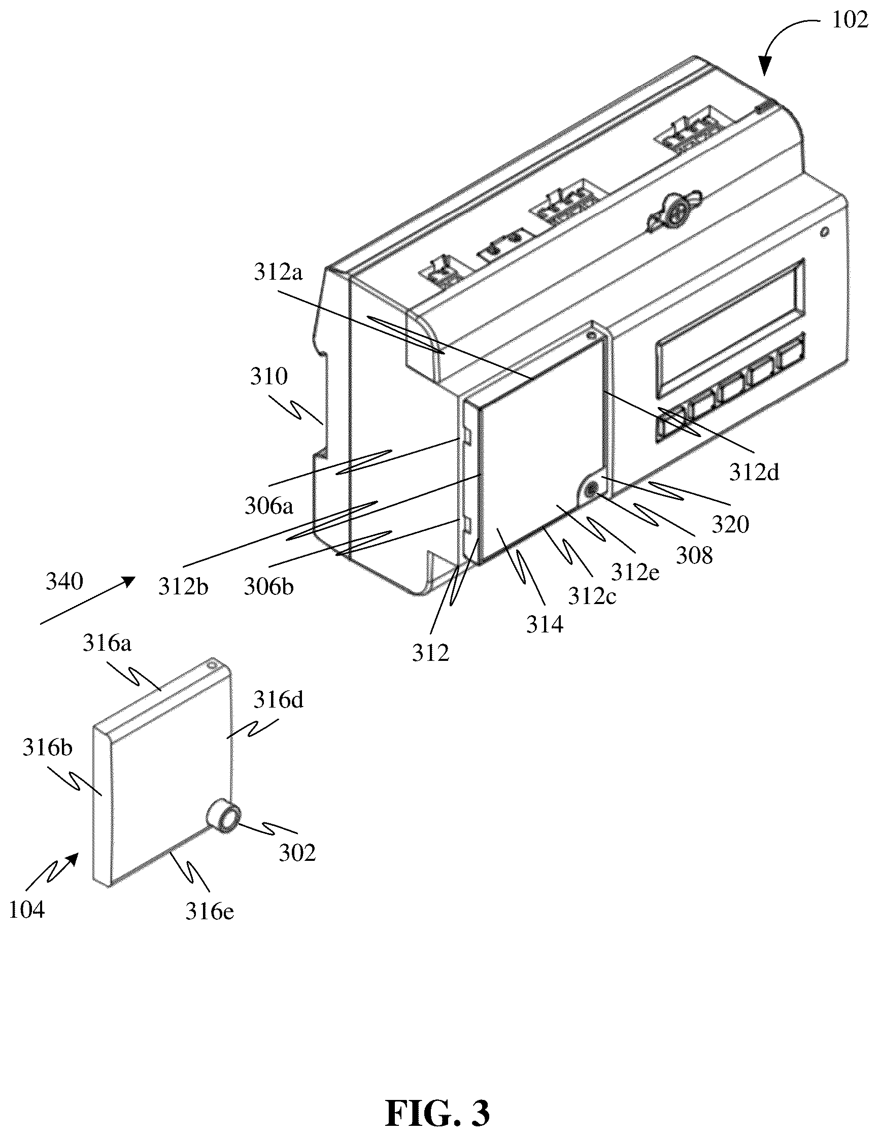 Patent US12306227 Figure 3 – Electricity meter and method for manufacturing an electricity meter