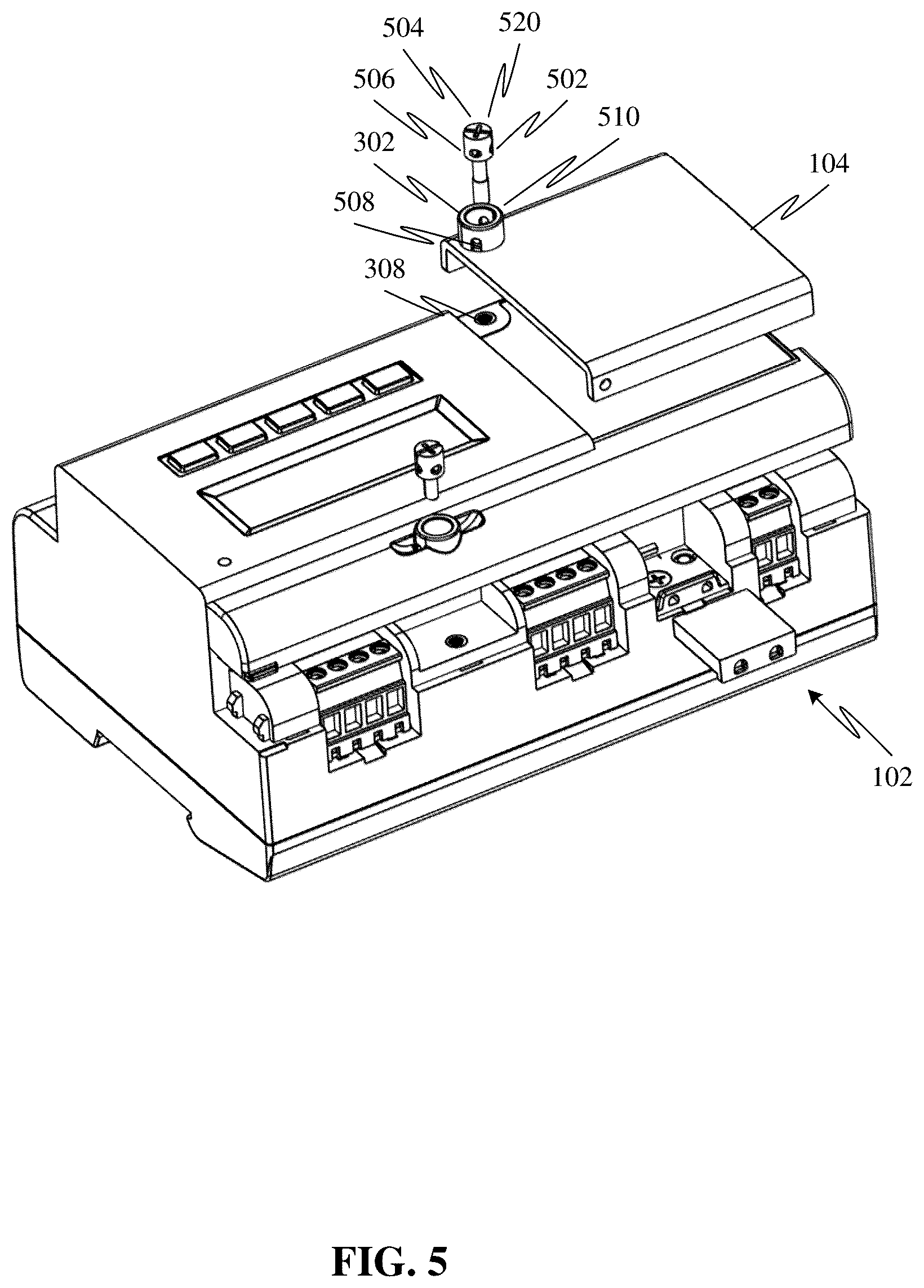 Patent US12306227 Figure 5 – Electricity meter and method for manufacturing an electricity meter