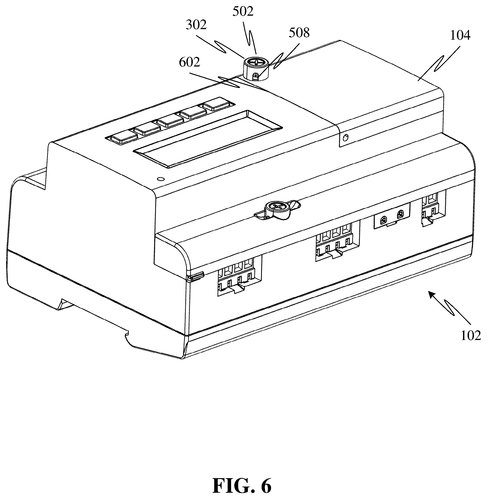 Patent US12306227 Figure 6 – Electricity meter and method for manufacturing an electricity meter