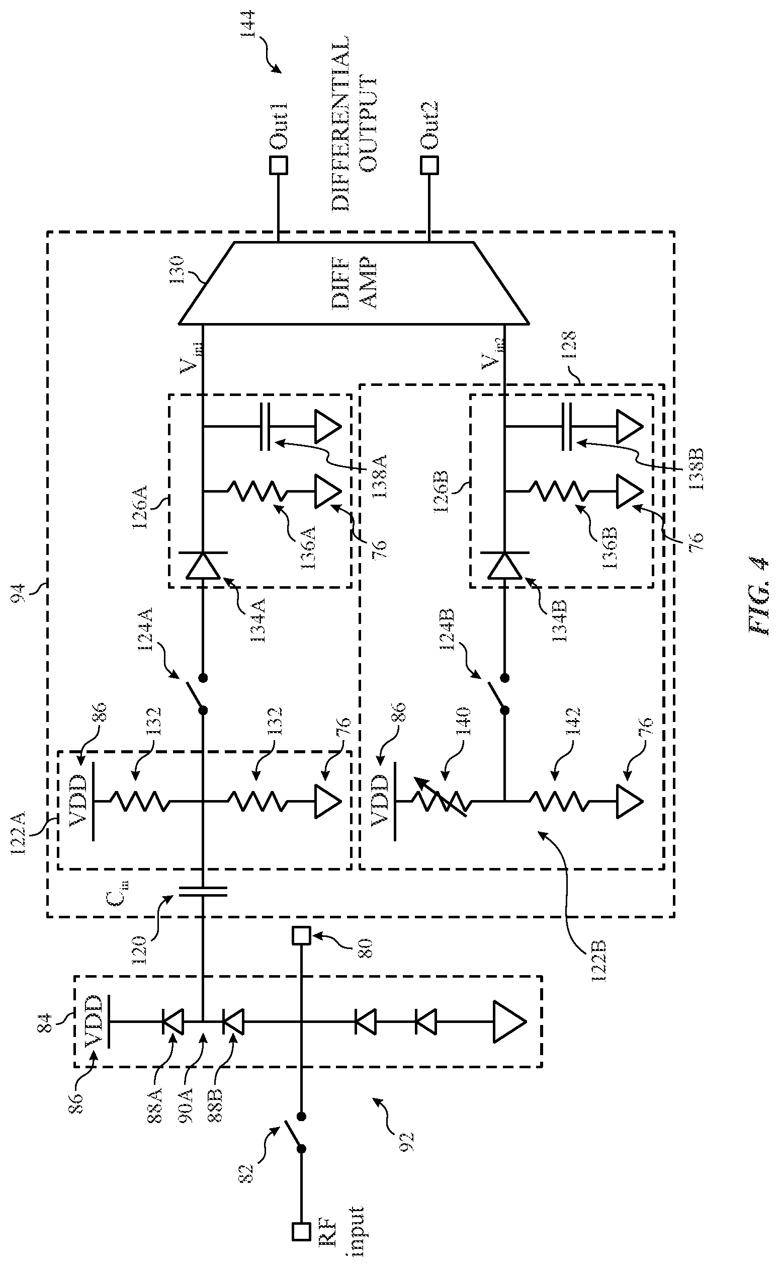 Patent US12306232 Figure 3 – Power detector for detecting radio frequency power output
