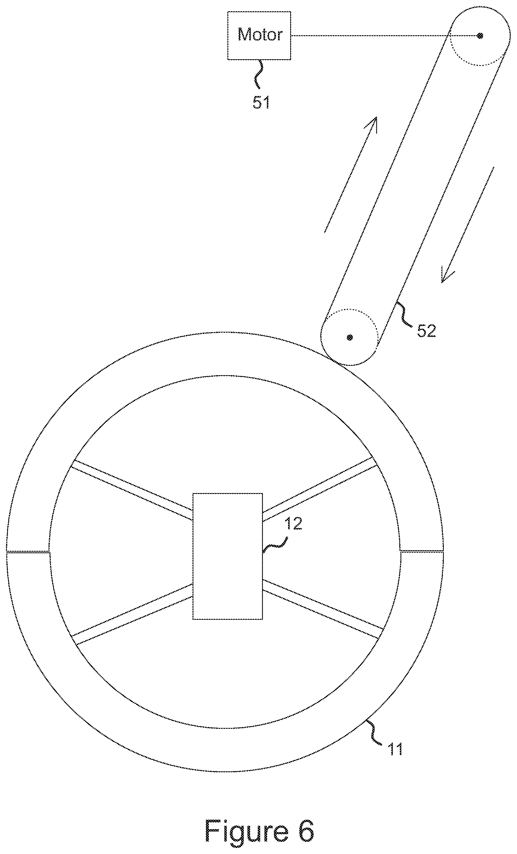 Patent US12306238 Figure 6 – Support structure for a device under test allowing rotation