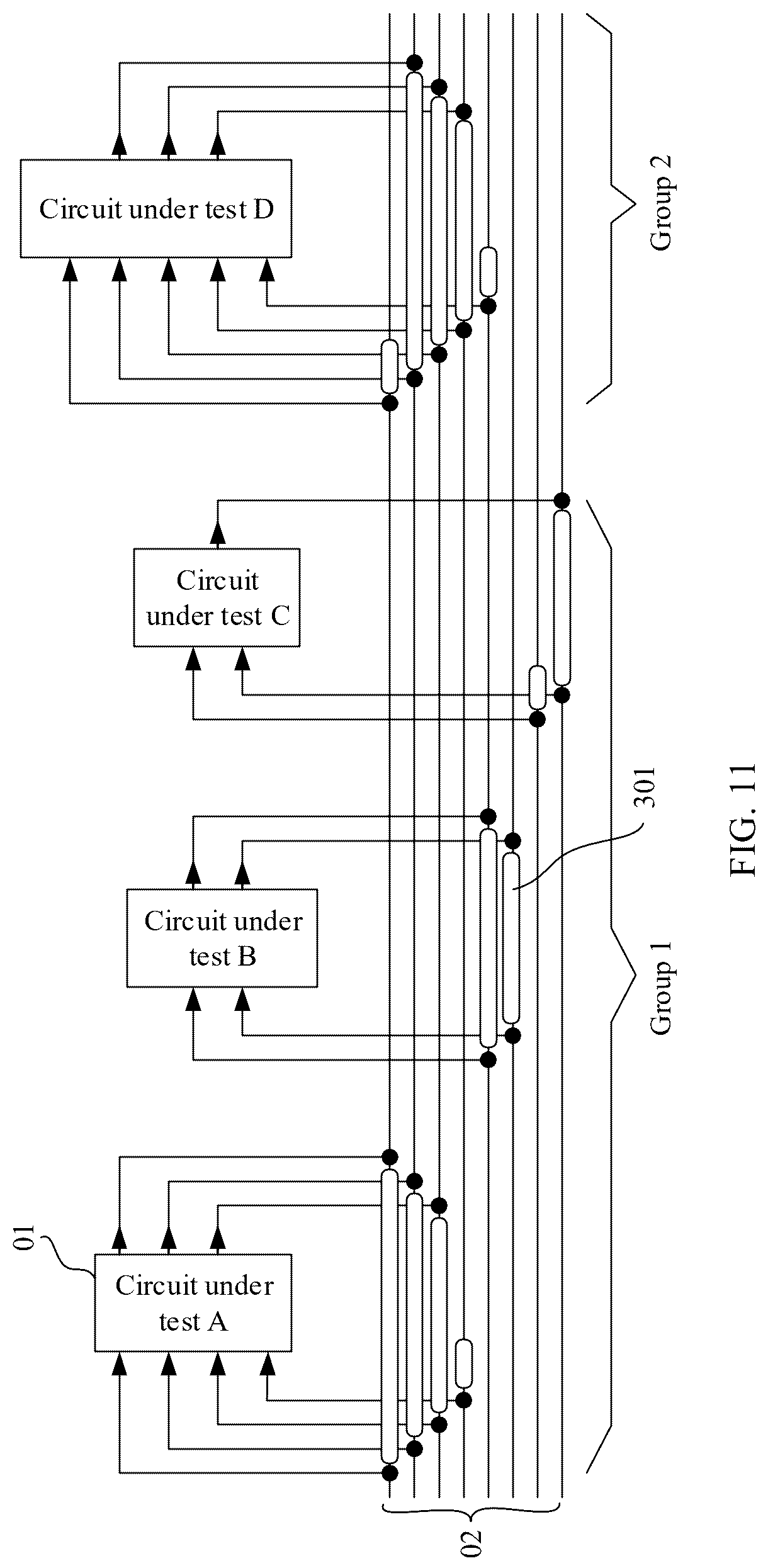 Patent US12306244 Figure 9 – Test circuit in chip and circuit test method