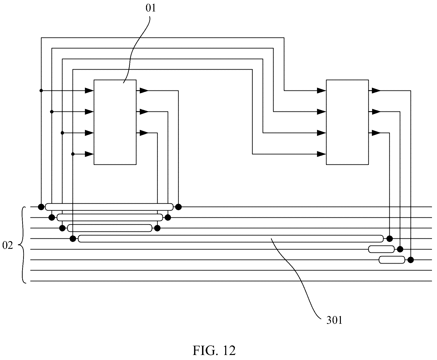Patent US12306244 Figure 10 – Test circuit in chip and circuit test method
