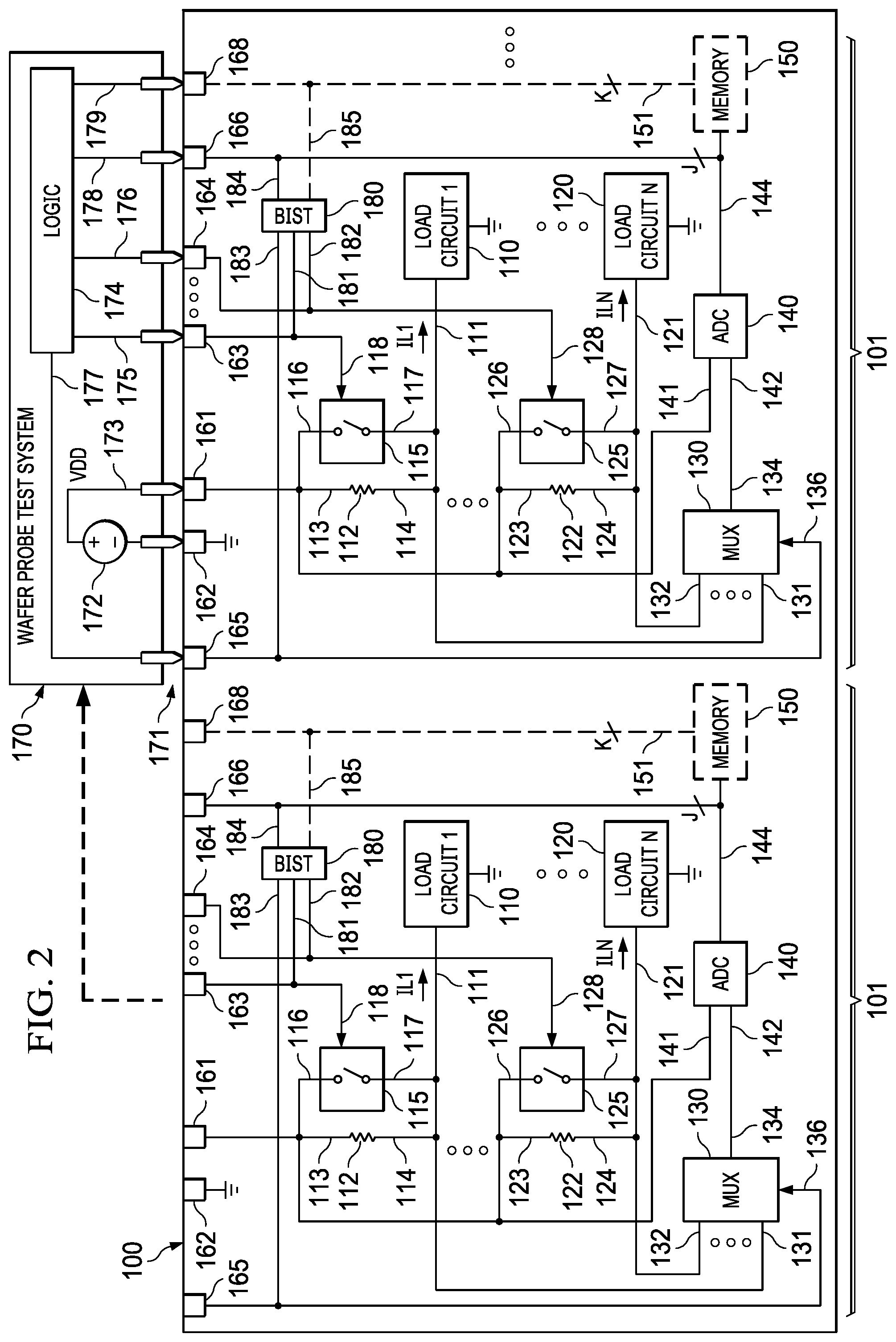 Patent US12306245 Figure 2 – On-chip current sensor