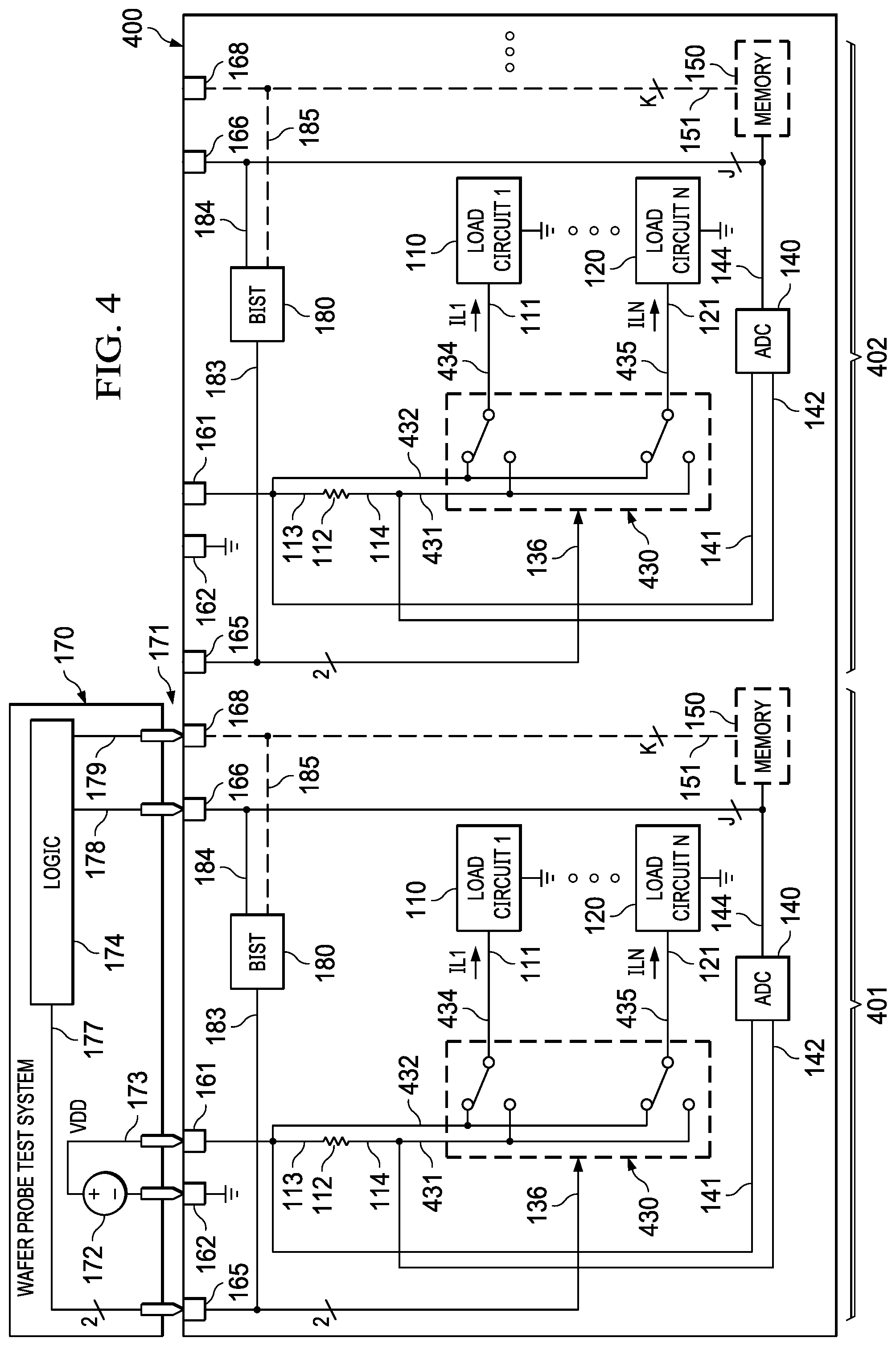Patent US12306245 Figure 4 – On-chip current sensor