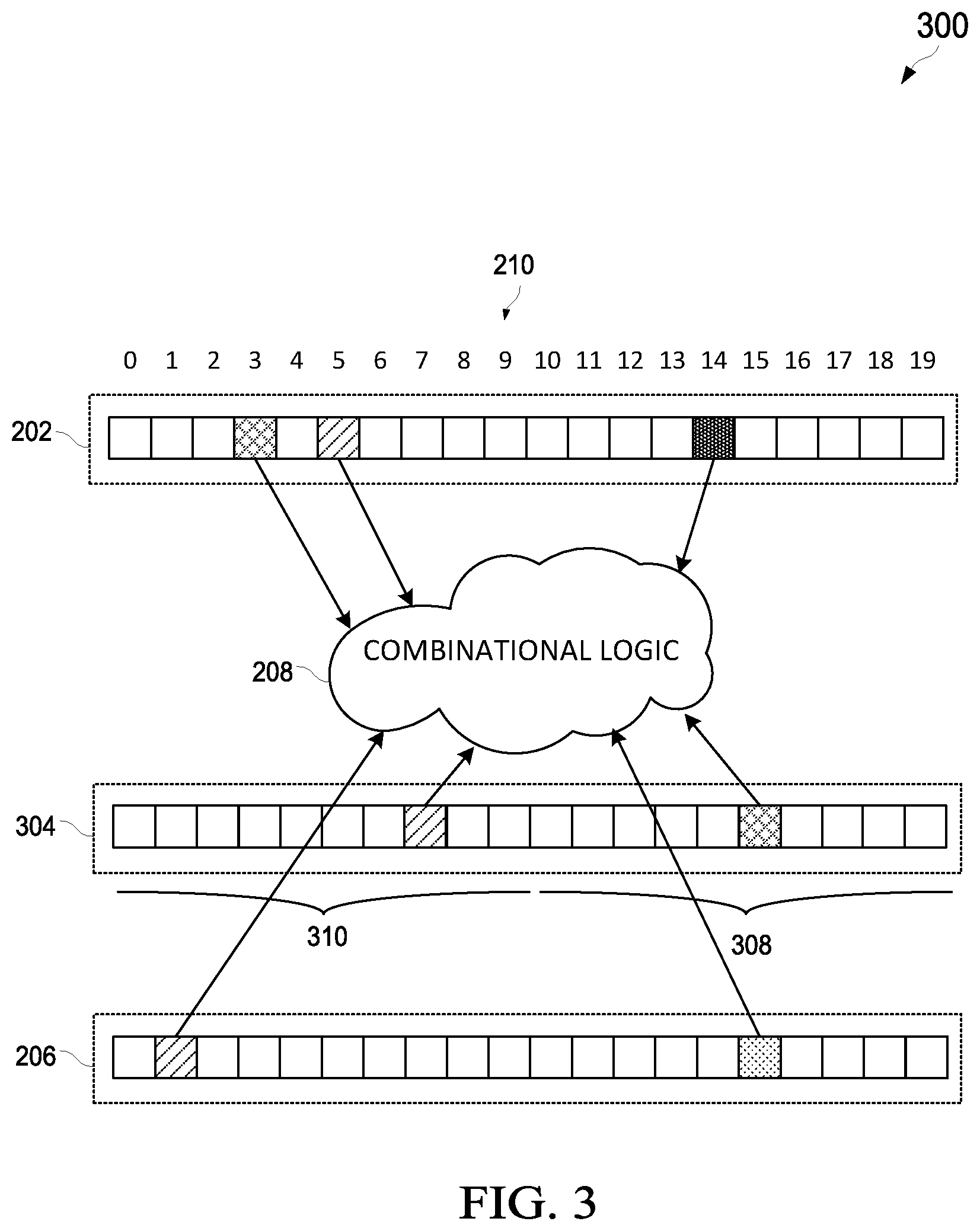 Patent US12306246 Figure 3 – Partial chain reconfiguration for test time reduction