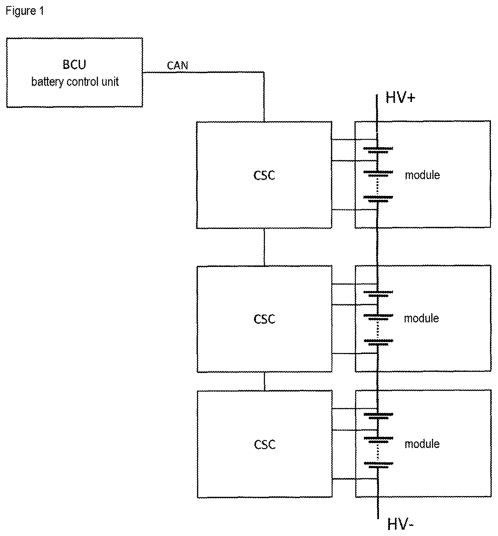 Patent US12306262 Figure 1 – Detection of abnormal self-discharge of lithium ion cells, and battery system