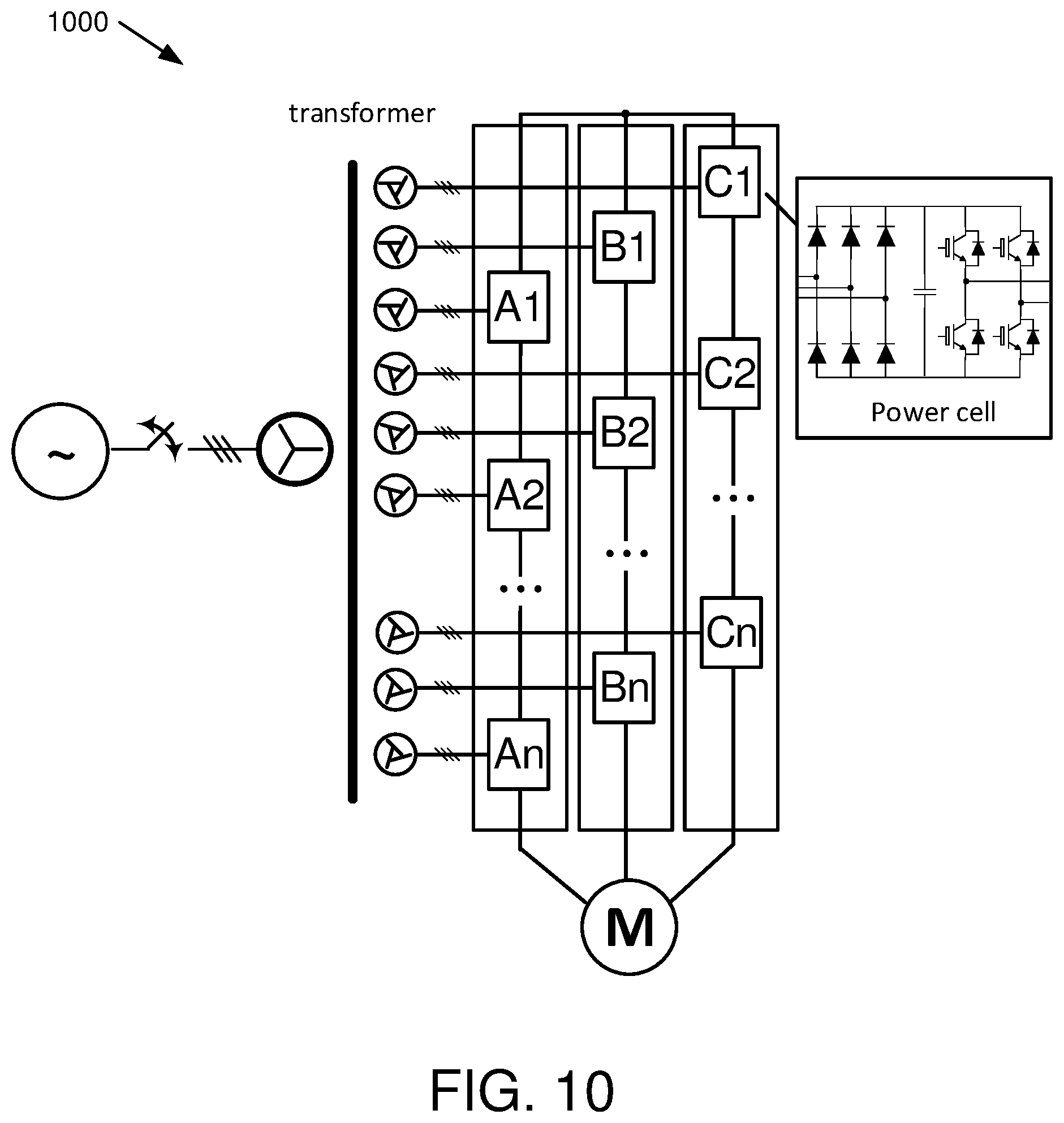 Patent US12306266 Figure 8 – Measuring DC link capacitance in power conversion systems