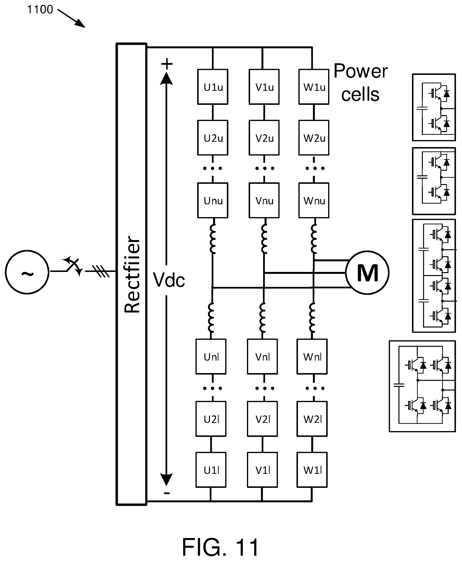 Patent US12306266 Figure 9 – Measuring DC link capacitance in power conversion systems