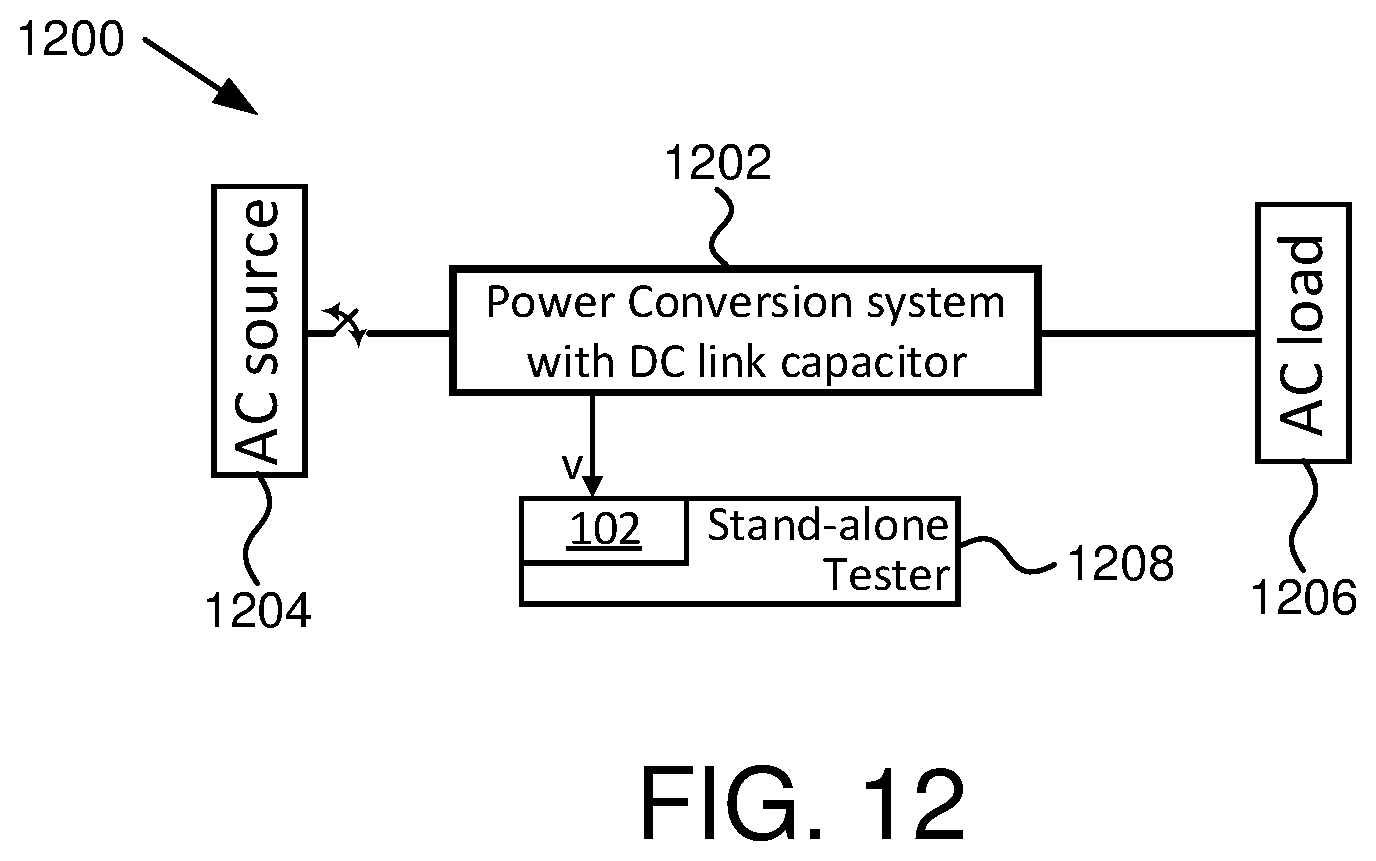 Patent US12306266 Figure 10 – Measuring DC link capacitance in power conversion systems
