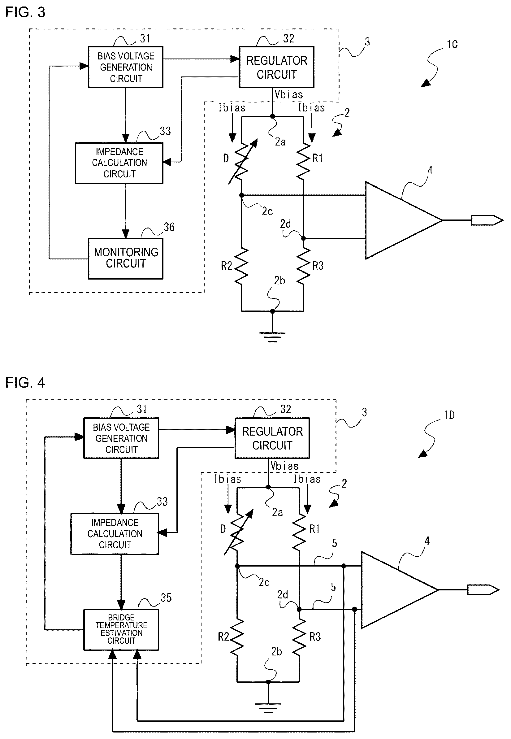 Patent US12306272 Figure 2 – Sensor device with bias voltage correction to compensate for change in characteristics of bridge circuit