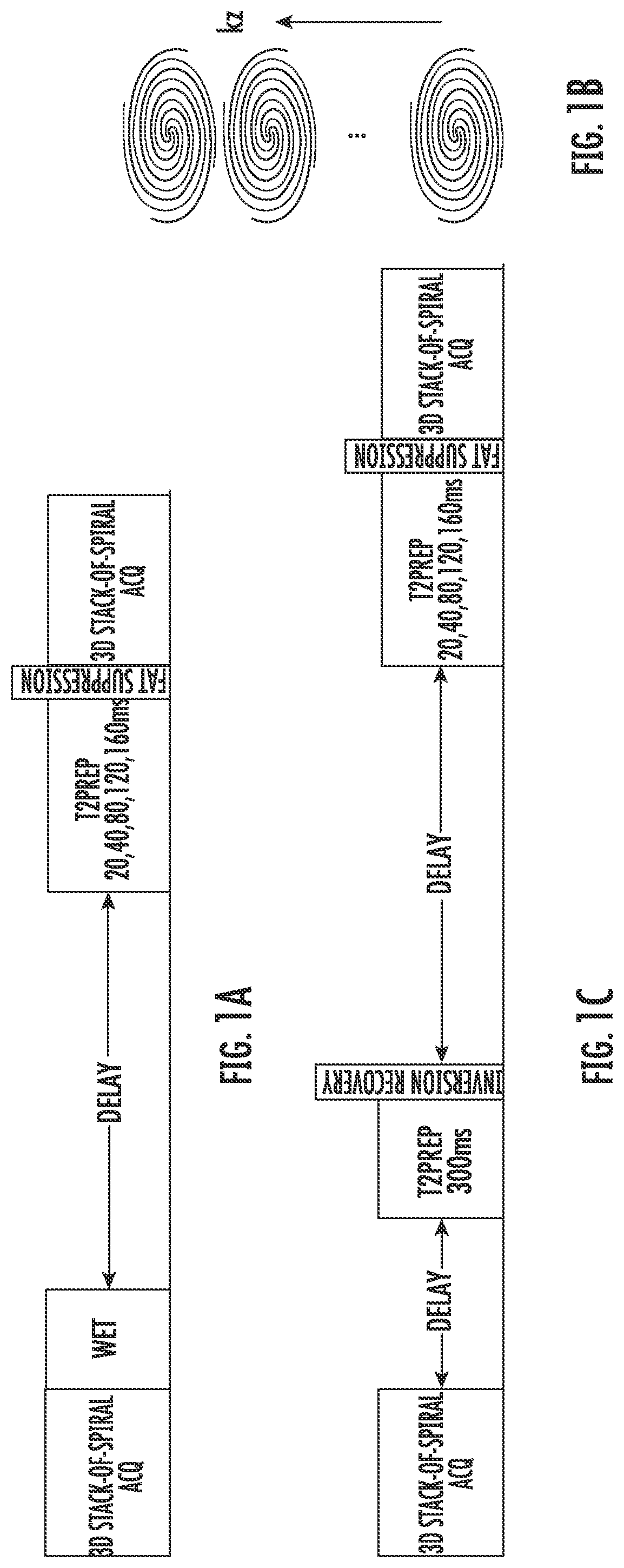 Patent US12306279 Figure 1 – Quantitative mapping of MRI relaxation parameters