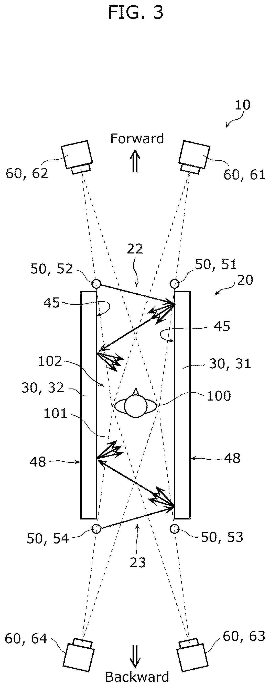 Patent US12306292 Figure 2 – Imaging apparatus including sub-terahertz wave reflective member