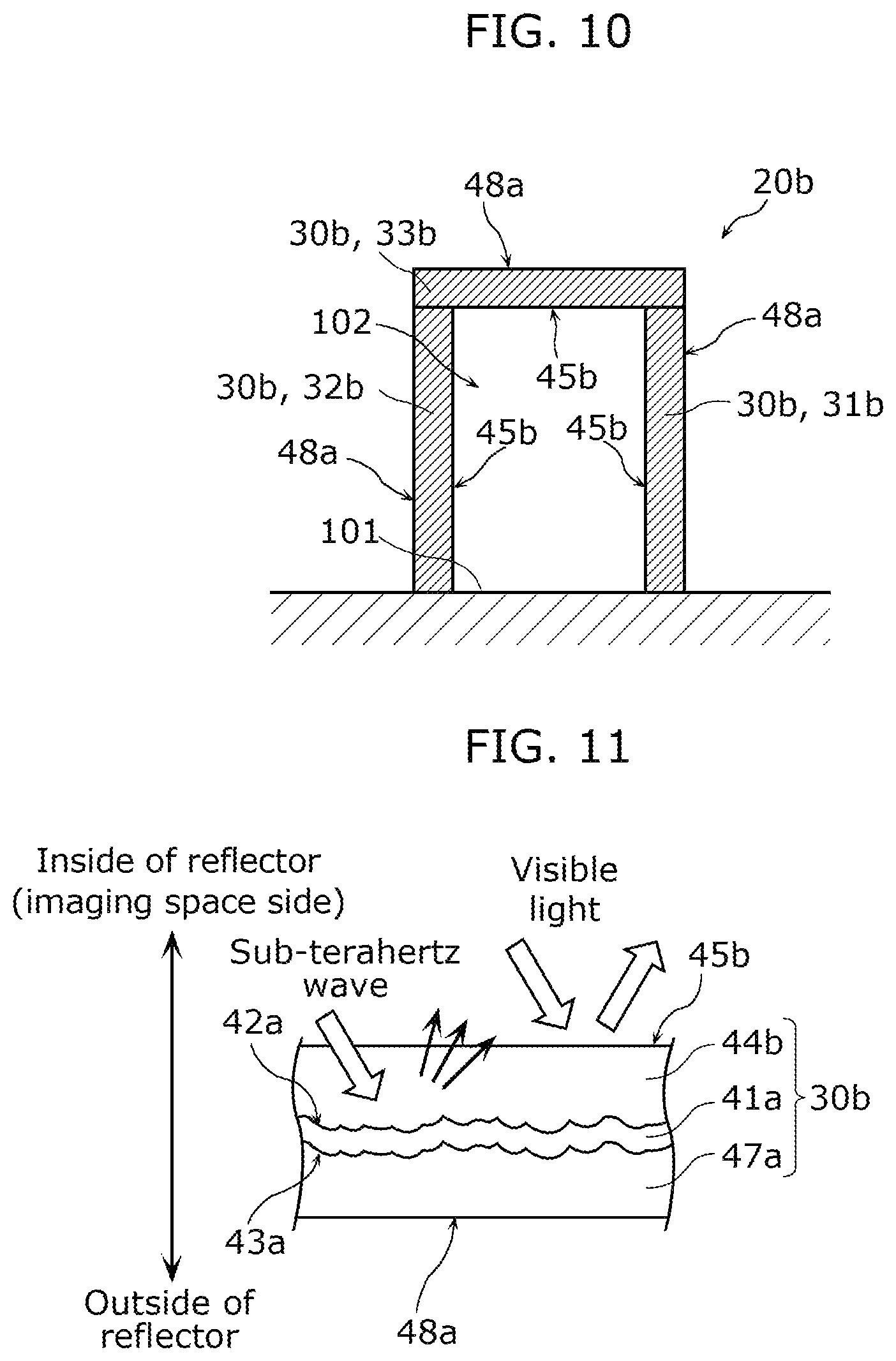 Patent US12306292 Figure 7 – Imaging apparatus including sub-terahertz wave reflective member