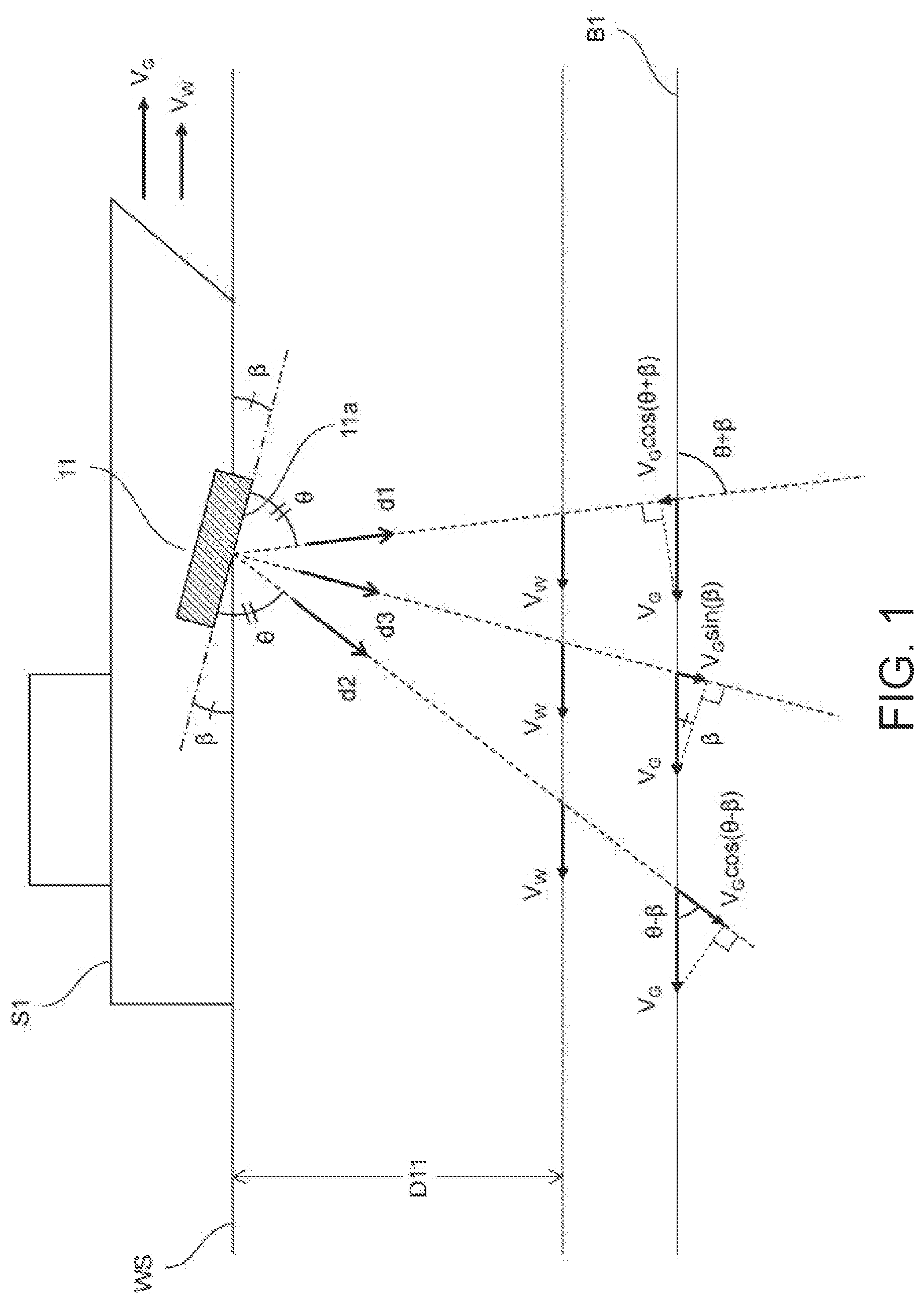 Patent US12306295 Figure 1 – Doppler device, and depression angle estimation method
