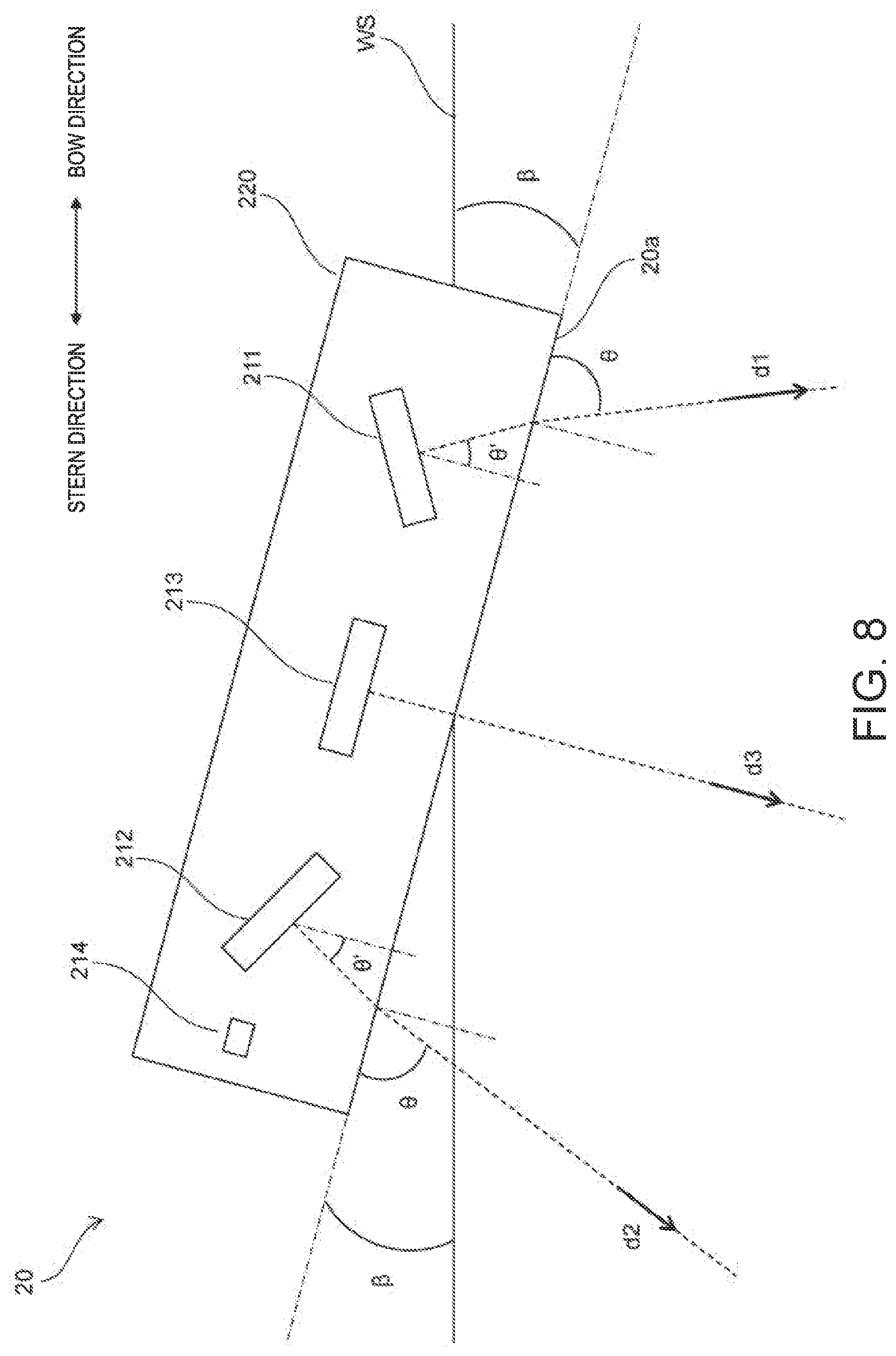 Patent US12306295 Figure 8 – Doppler device, and depression angle estimation method