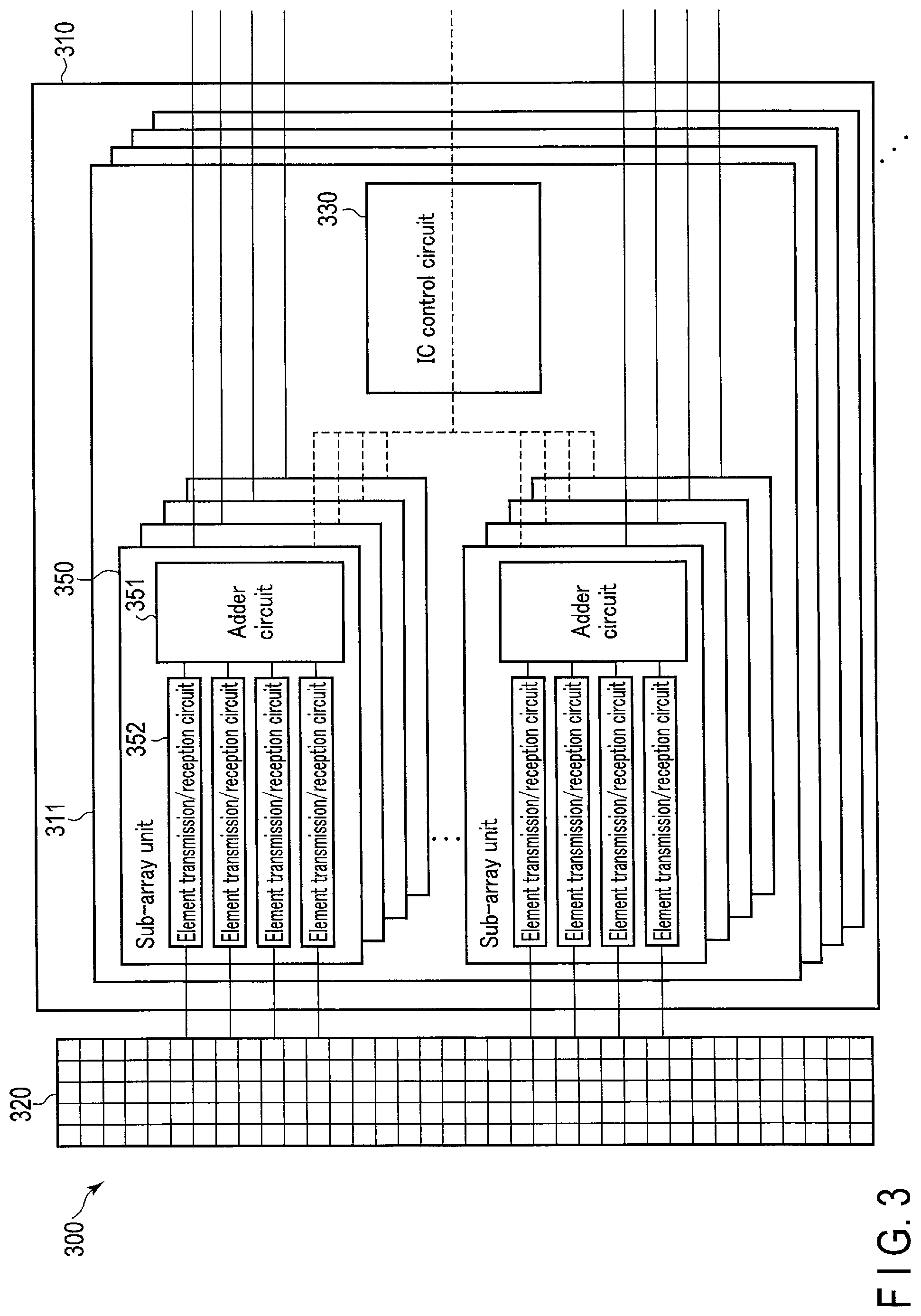 Patent US12306297 Figure 3 – Ultrasonic probe
