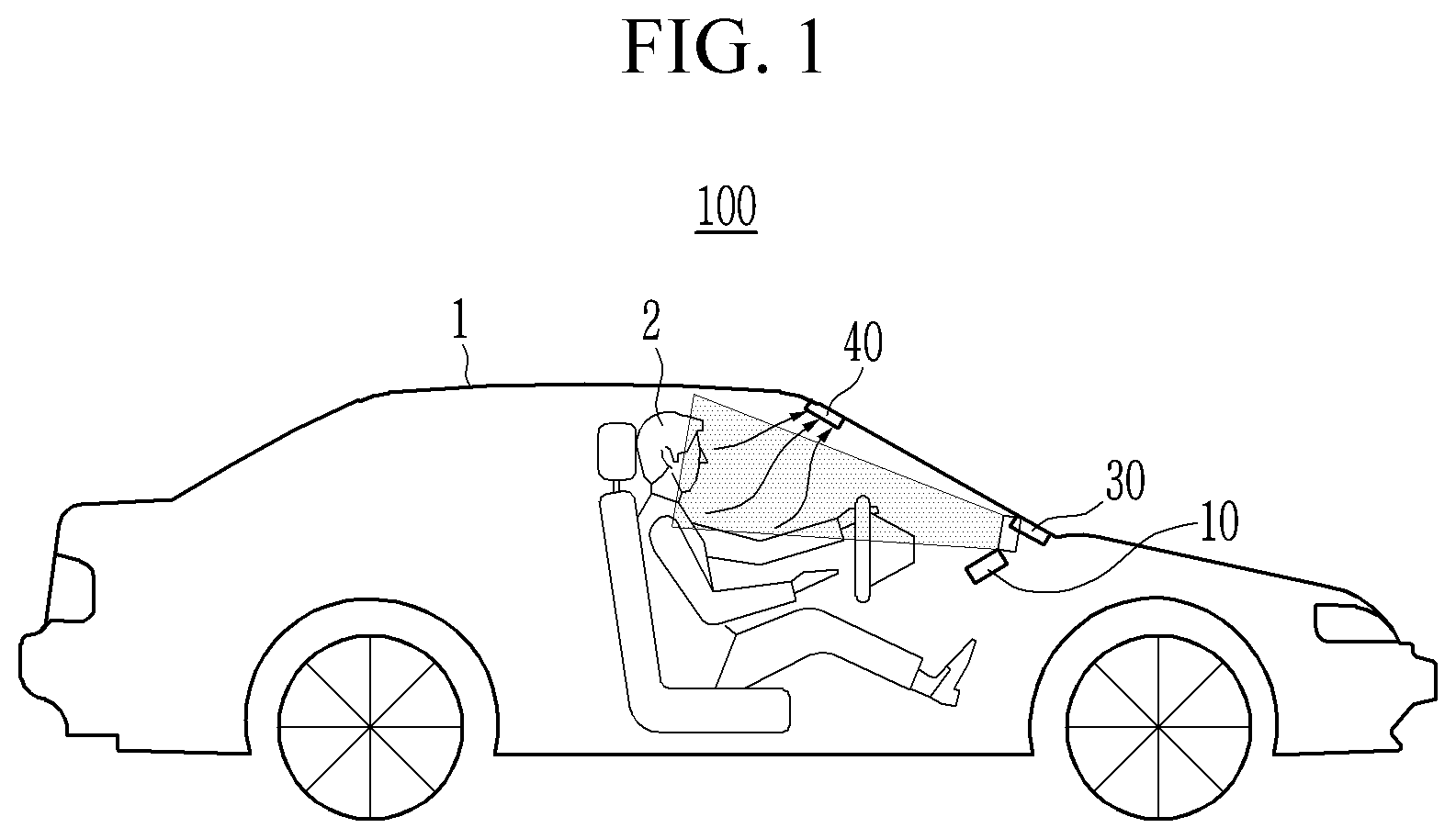 Patent US12306300 Figure 1 – System for observing object by using hologram optical element