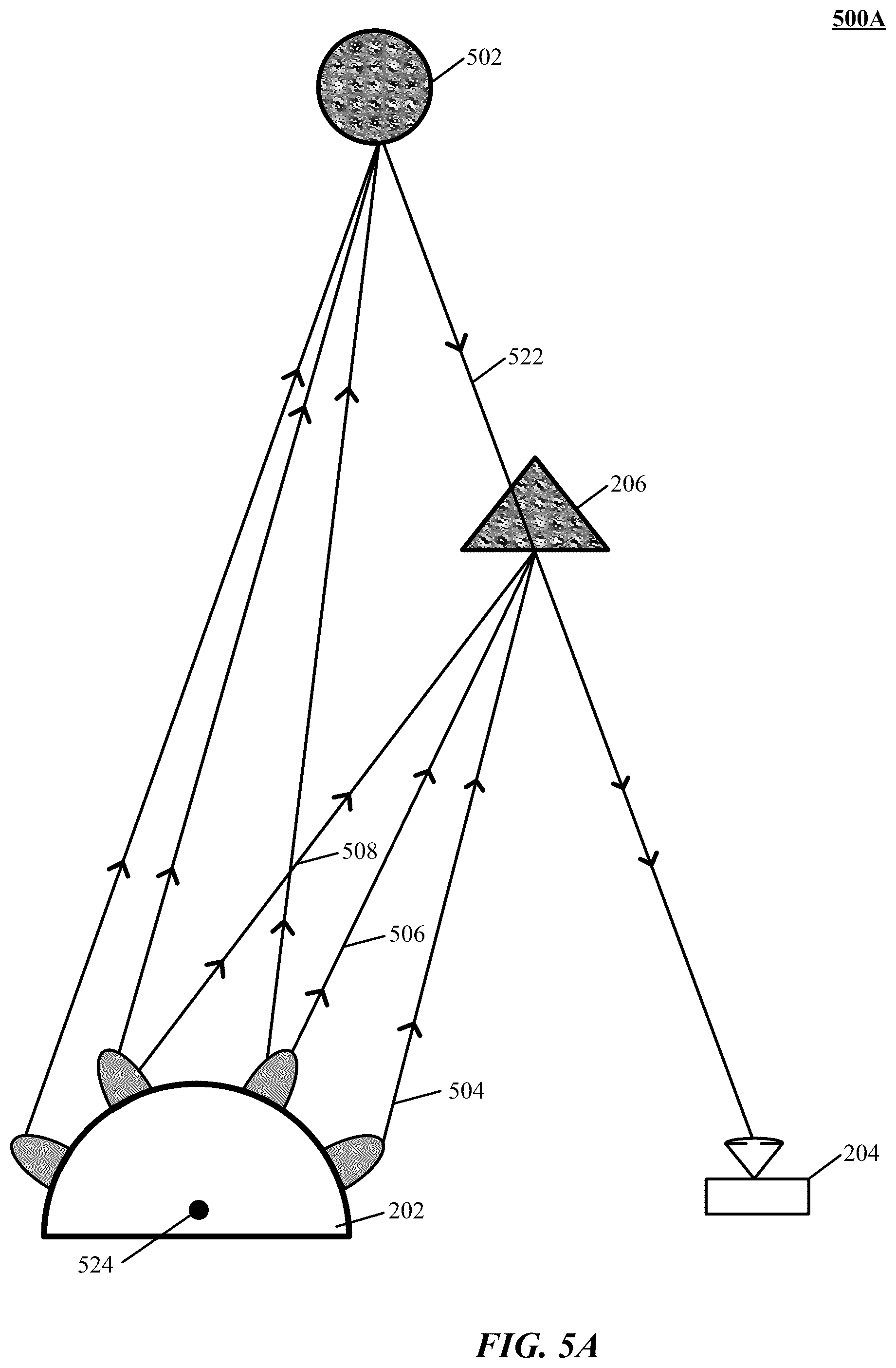 Patent US12306301 Figure 9 – Determining positional information of an object in space