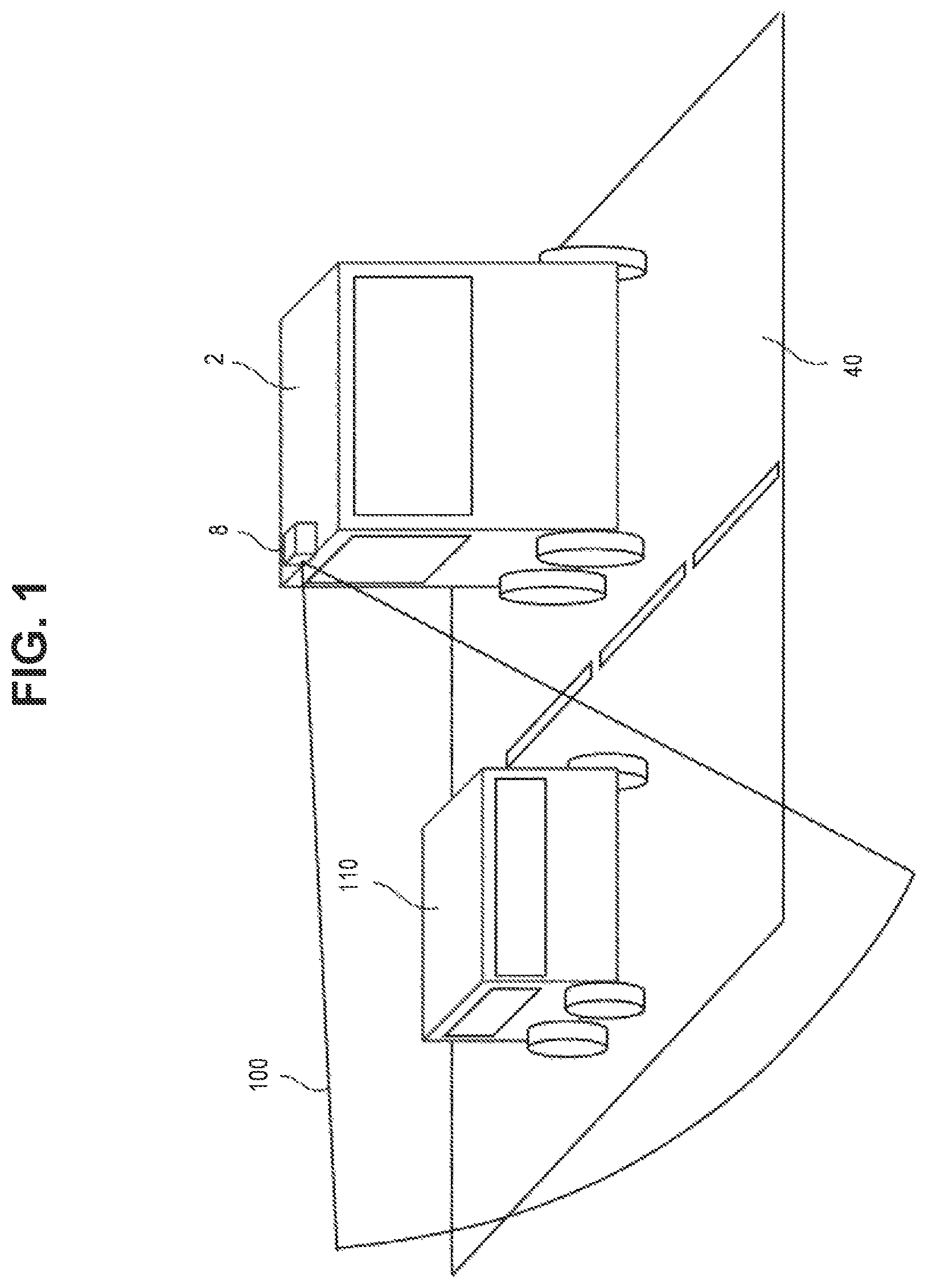 Patent US12306304 — Target detection apparatus and vehicle having the same mounted thereon — Figure 1