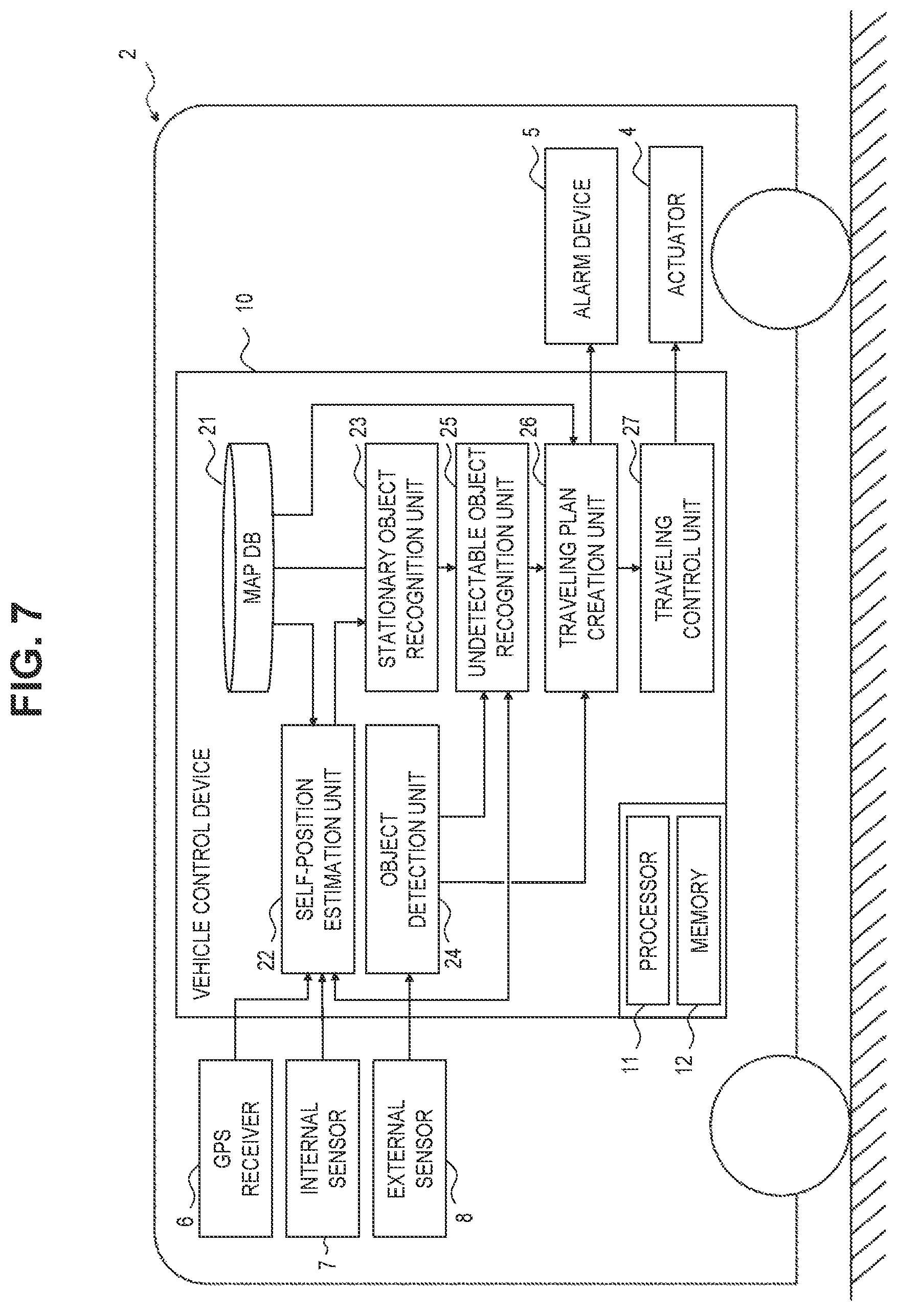 Patent US12306304 Figure 7 – Target detection apparatus and vehicle having the same mounted thereon