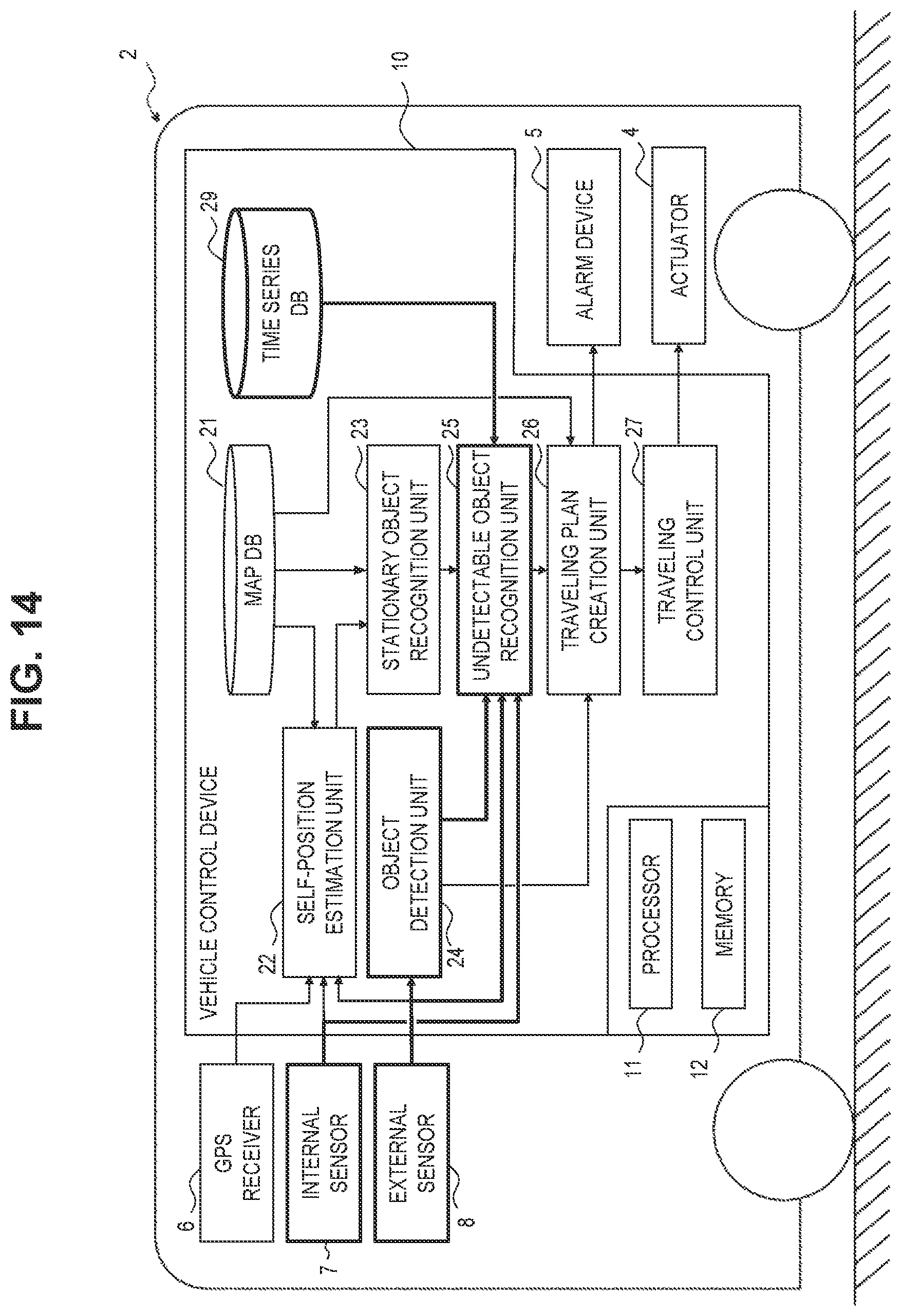 Patent US12306304 Figure 14 – Target detection apparatus and vehicle having the same mounted thereon