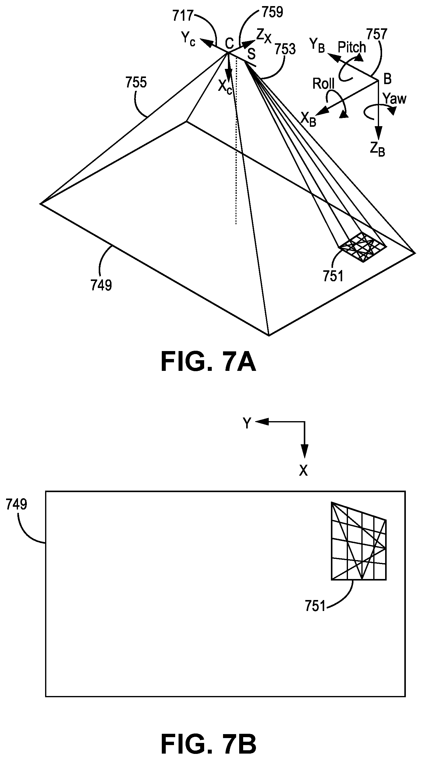 Patent US12306308 Figure 6 – Structured light navigation aid