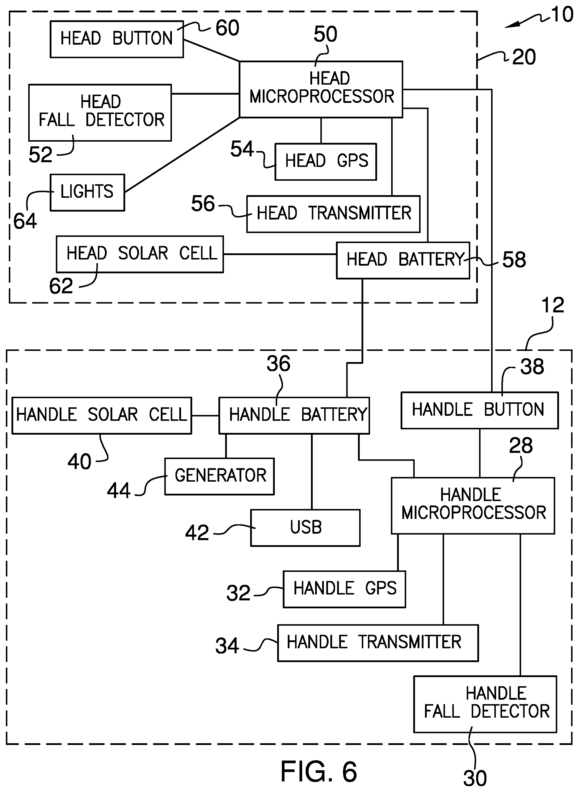 Patent US12306320 Figure 5 – Emergency beacon and light combination assembly