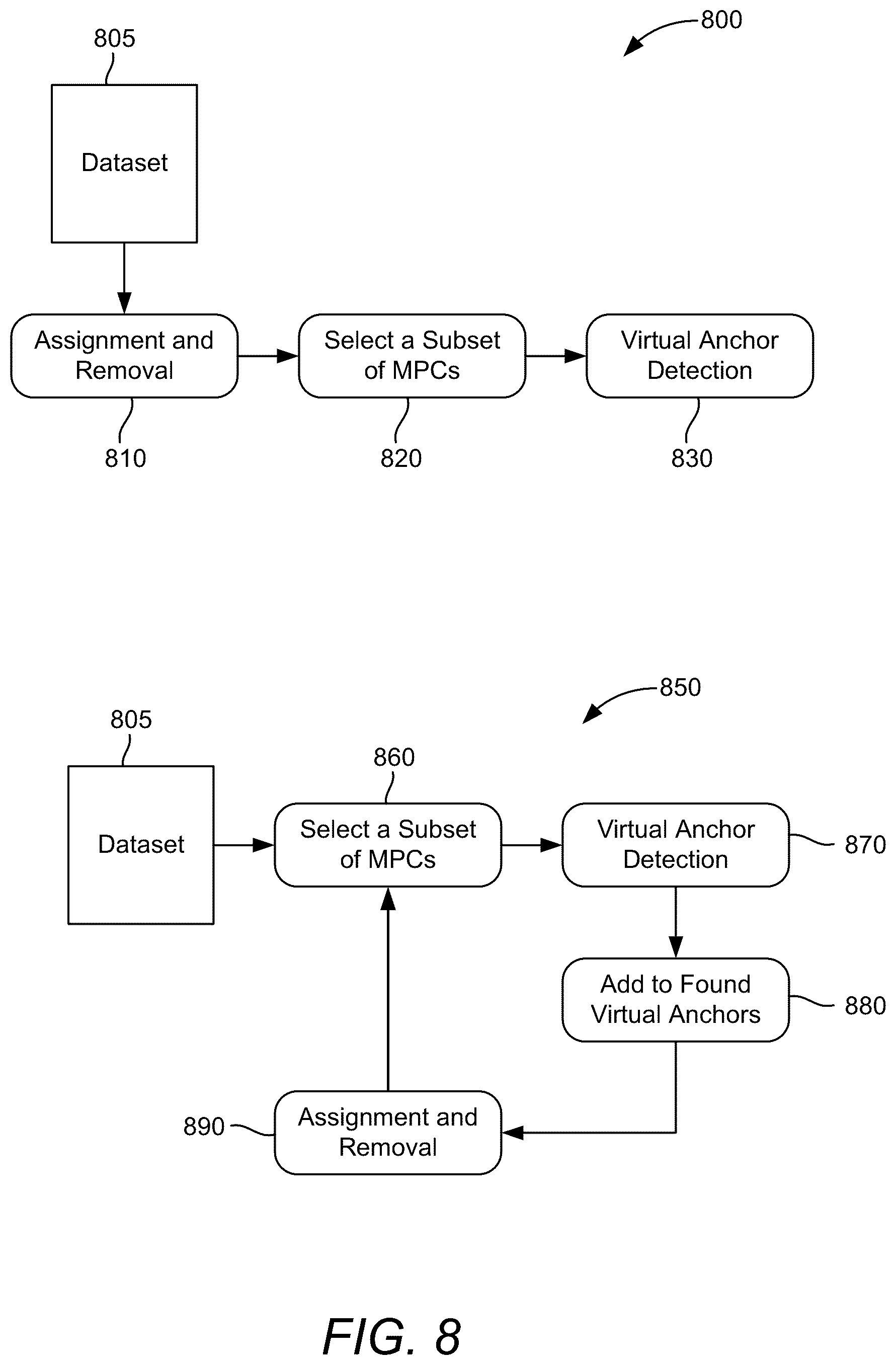 Patent US12306323 Figure 12 – Virtual anchor detection based on channel tap removal