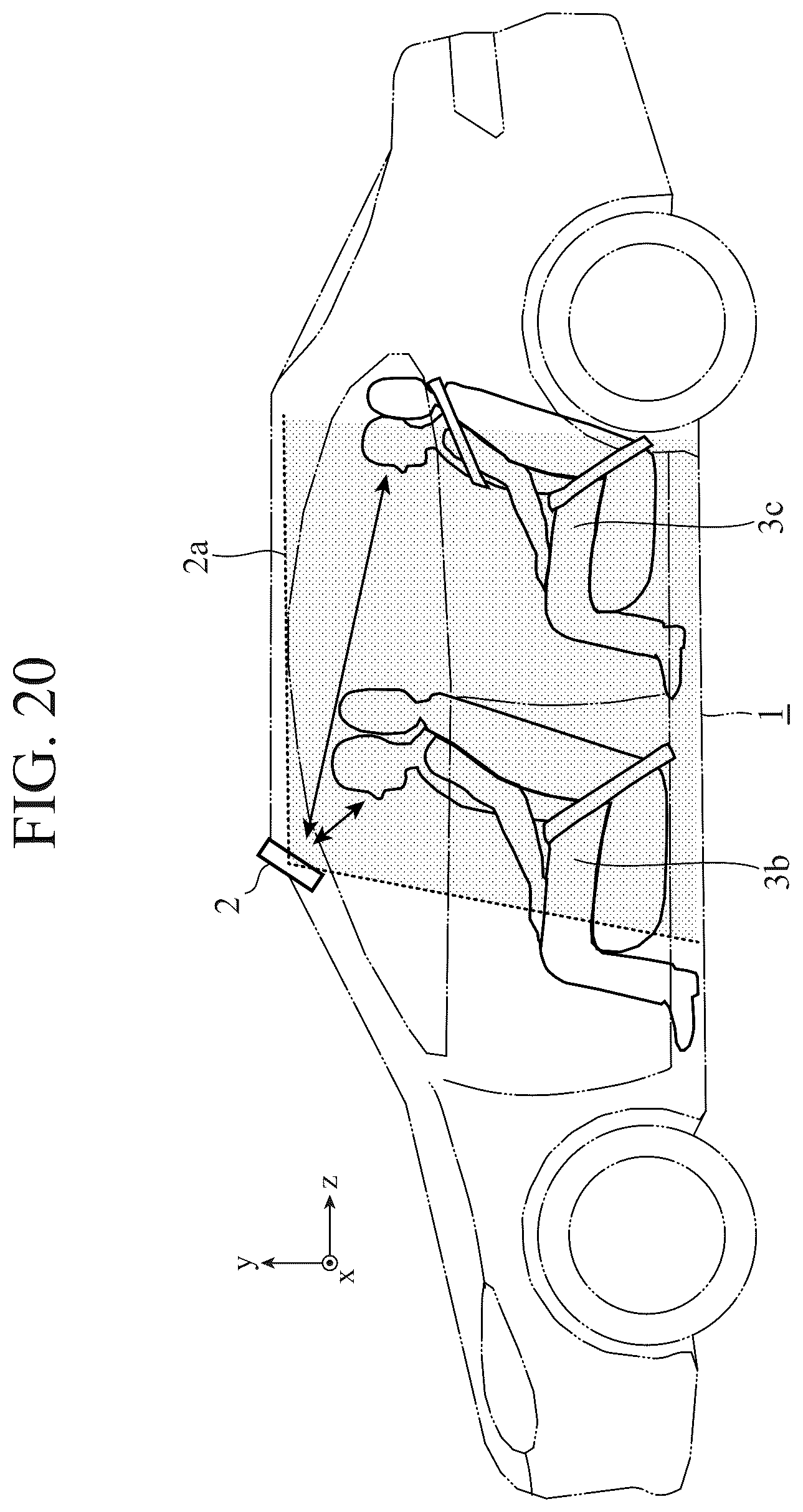Patent US12306329 Figure 15 – Radio wave sensor and occupant detection device