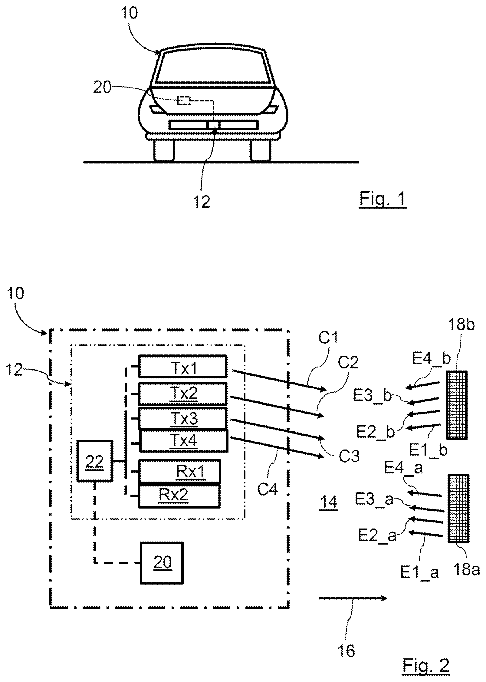 Patent US12306335 — Method for determining at least one piece of object information about at least one object sensed by means of a radar system and radar system — Figure 1