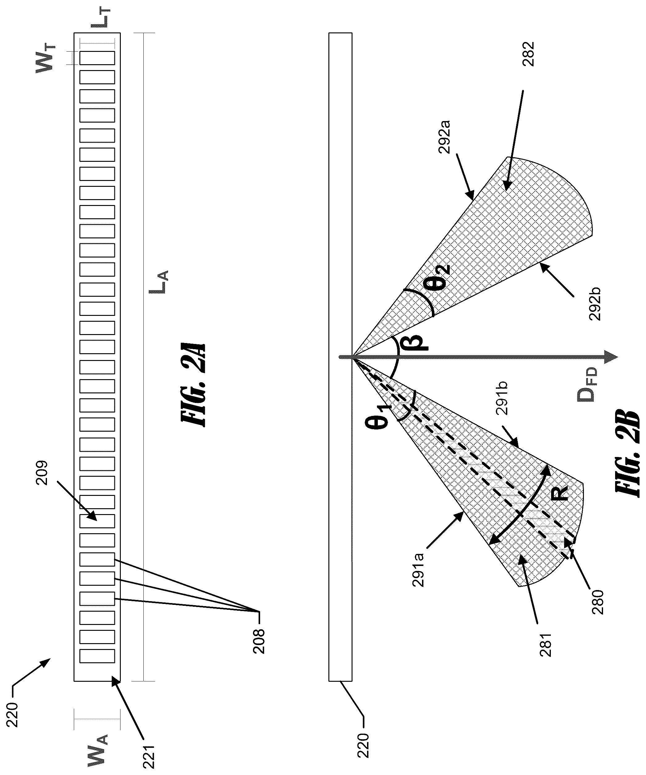 Patent US12306353 Figure 2 – Beamforming sonar systems for 360-degree live sonar, and associated methods