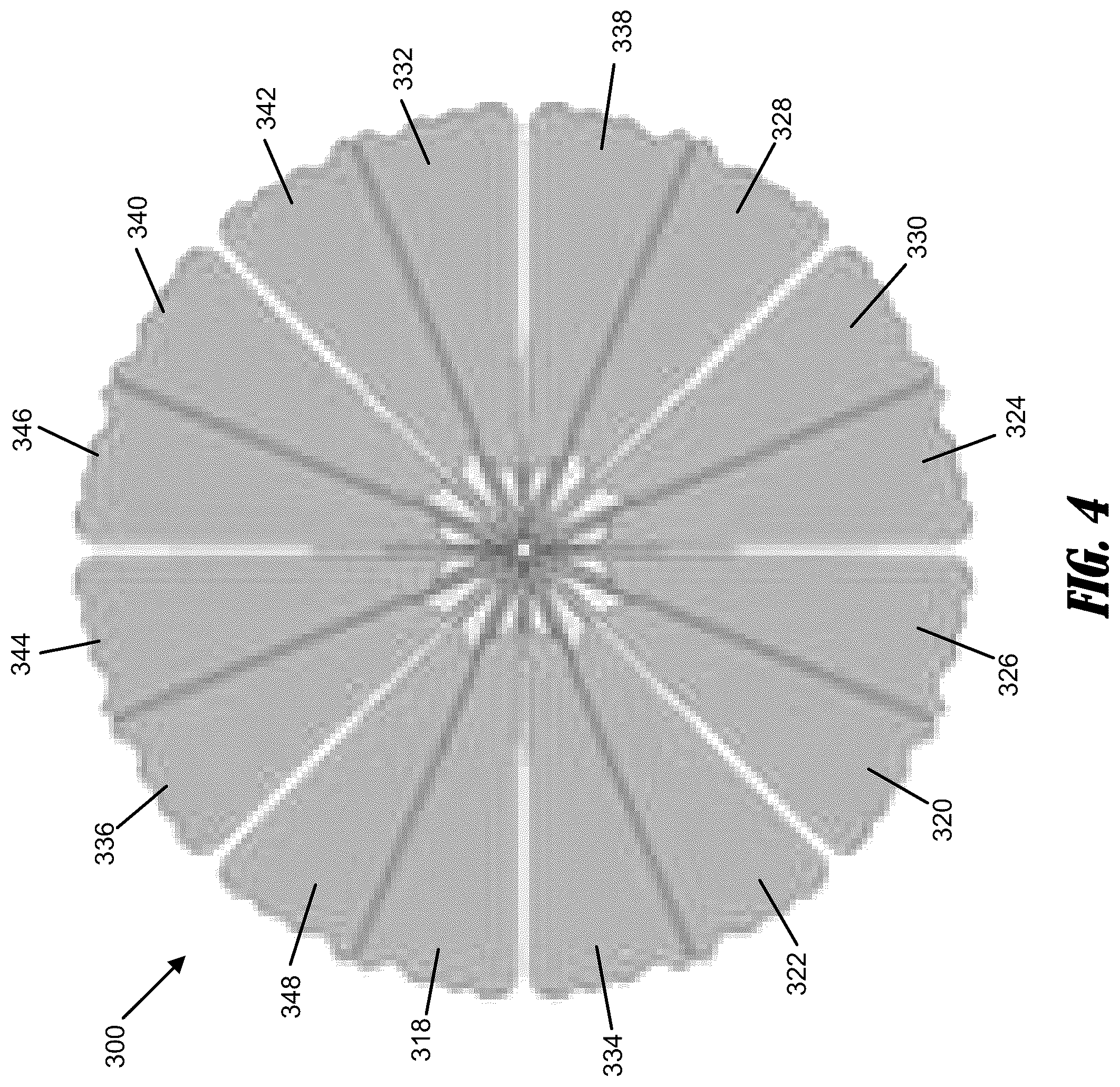 Patent US12306353 Figure 5 – Beamforming sonar systems for 360-degree live sonar, and associated methods