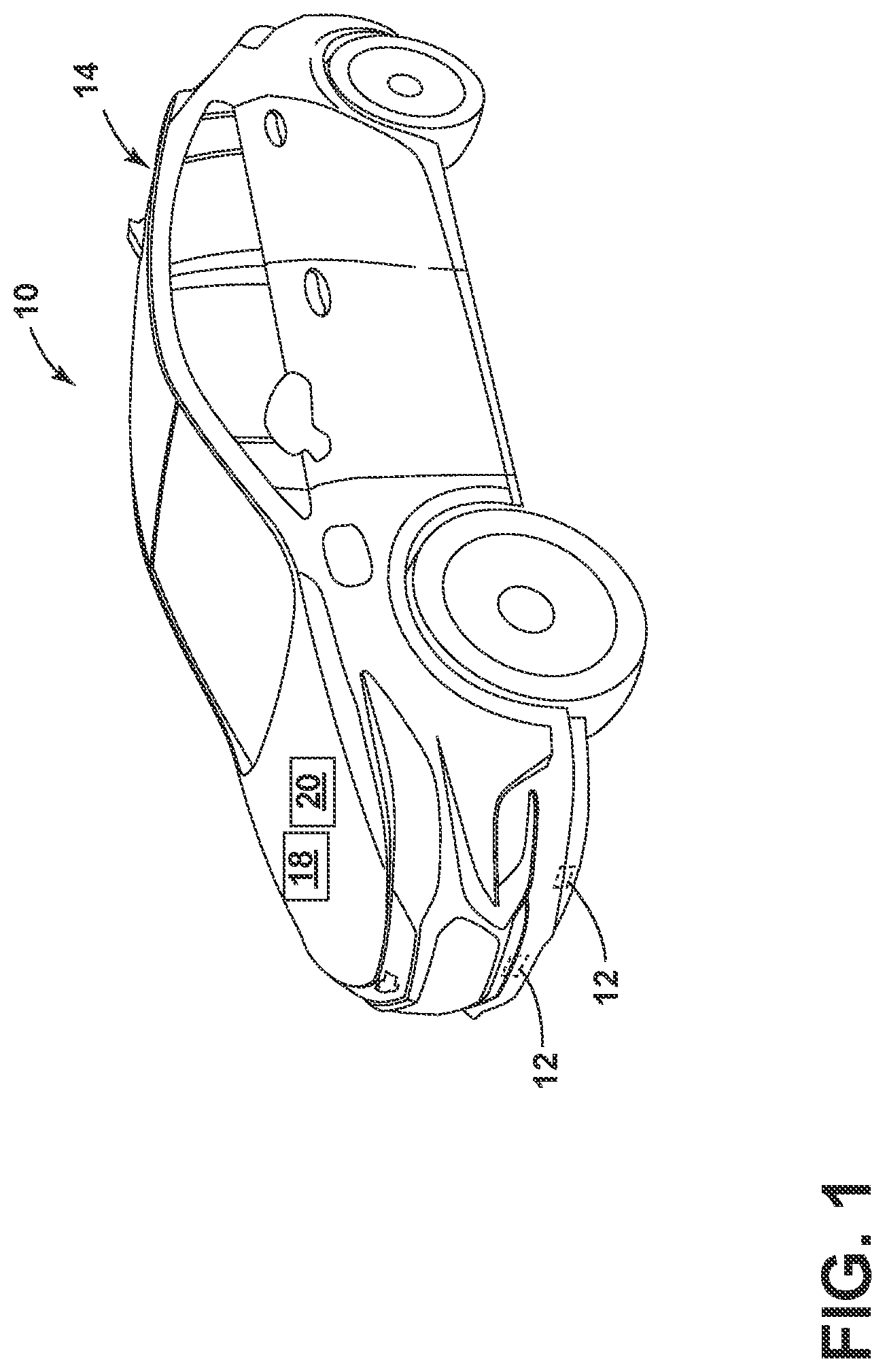 Patent US12306355 Figure 1 – Object height estimation using ultrasonic sensors
