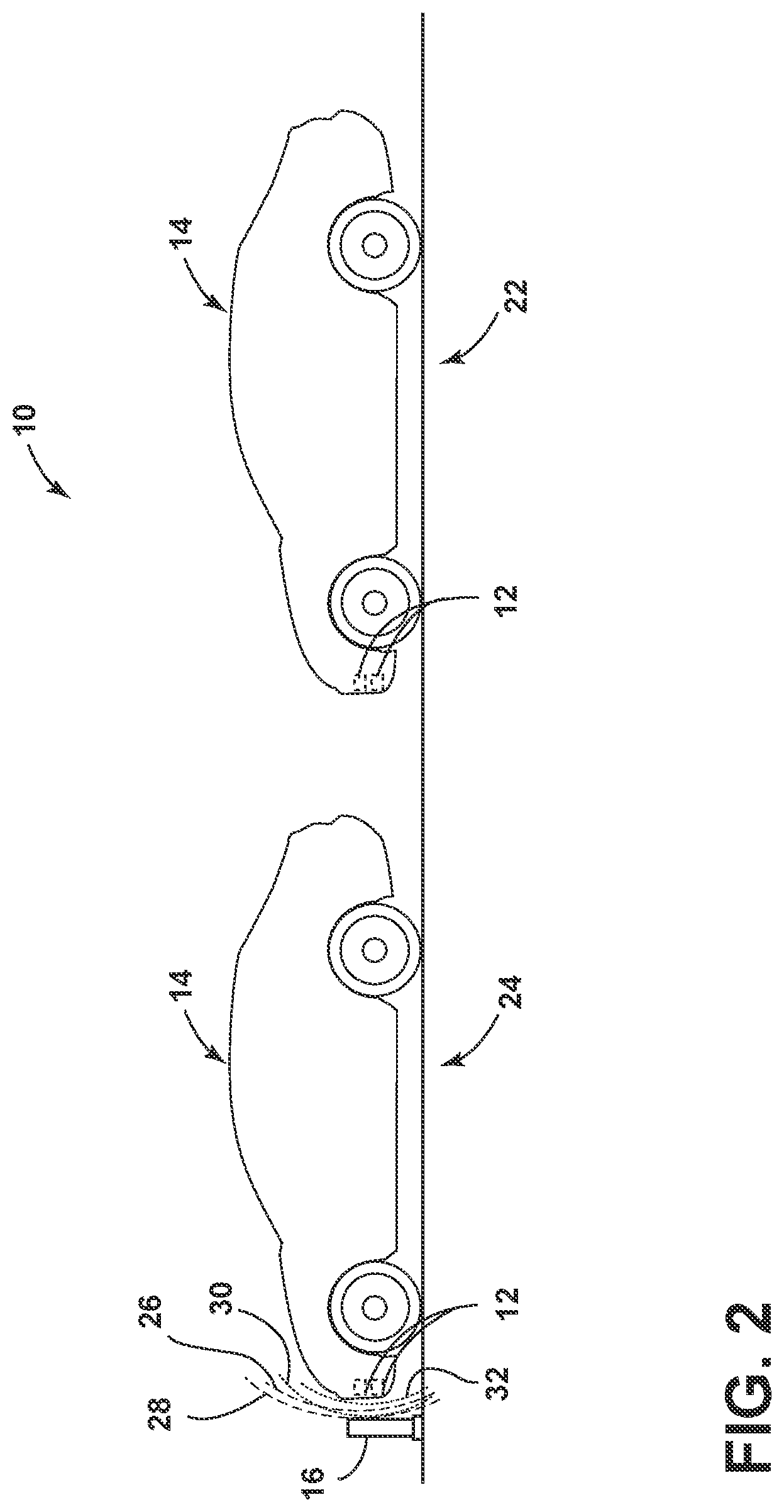 Patent US12306355 Figure 2 – Object height estimation using ultrasonic sensors