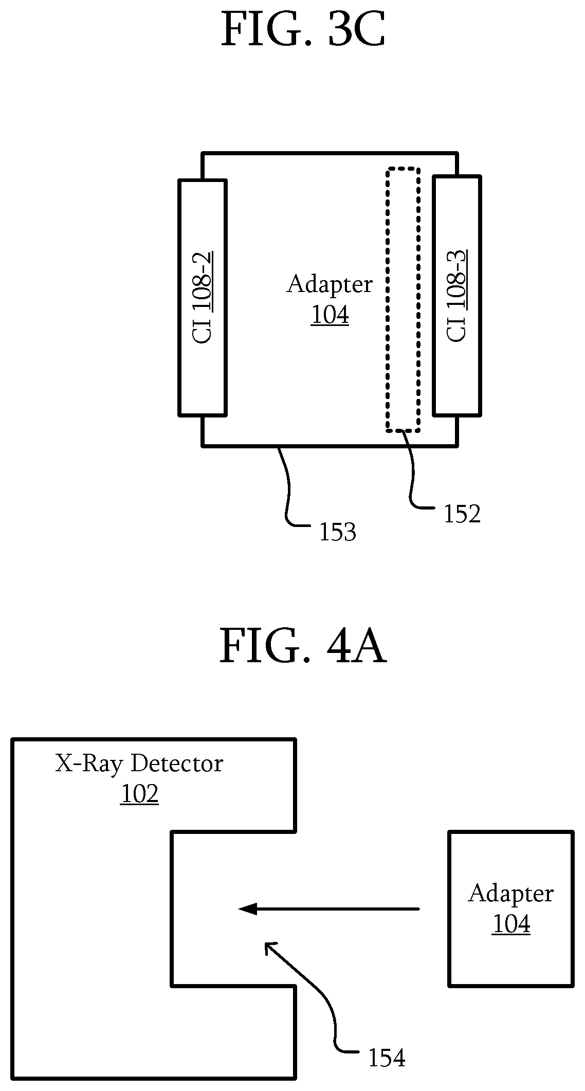 Patent US12306356 Figure 4 – X-ray systems including an adapter