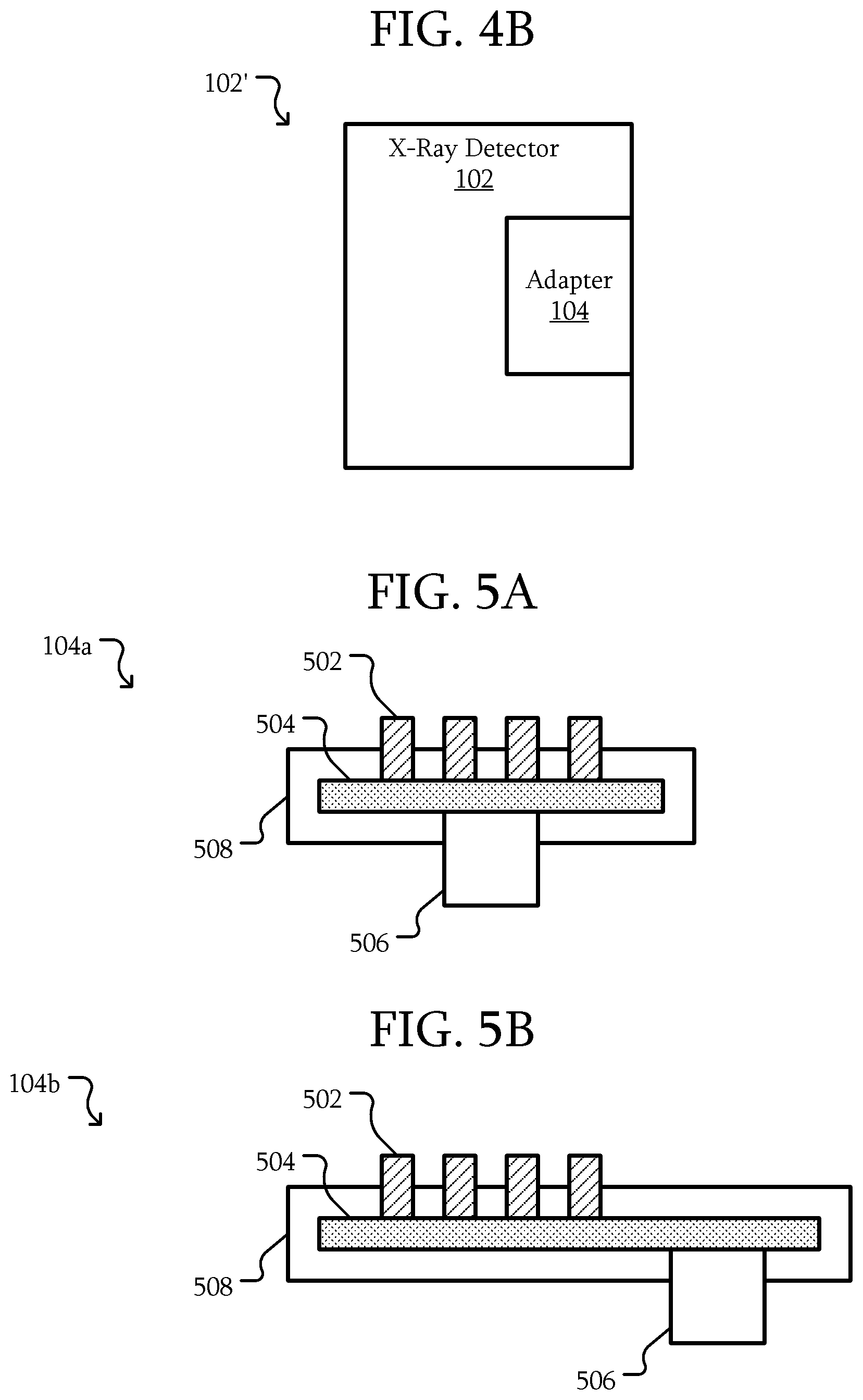 Patent US12306356 Figure 5 – X-ray systems including an adapter