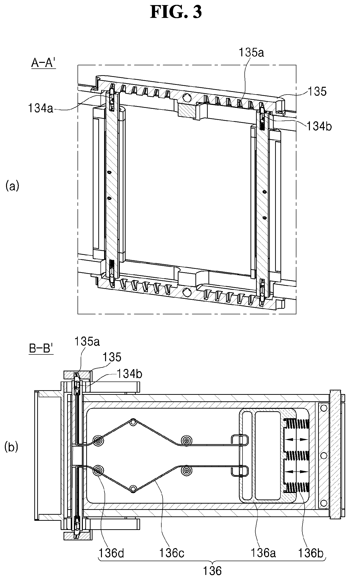 Patent US12306358 Figure 3 – Radiation inspection apparatus including a radiation detector comprising a radiation detecting panel, a bendtng support unit, and a bending adjustment unit