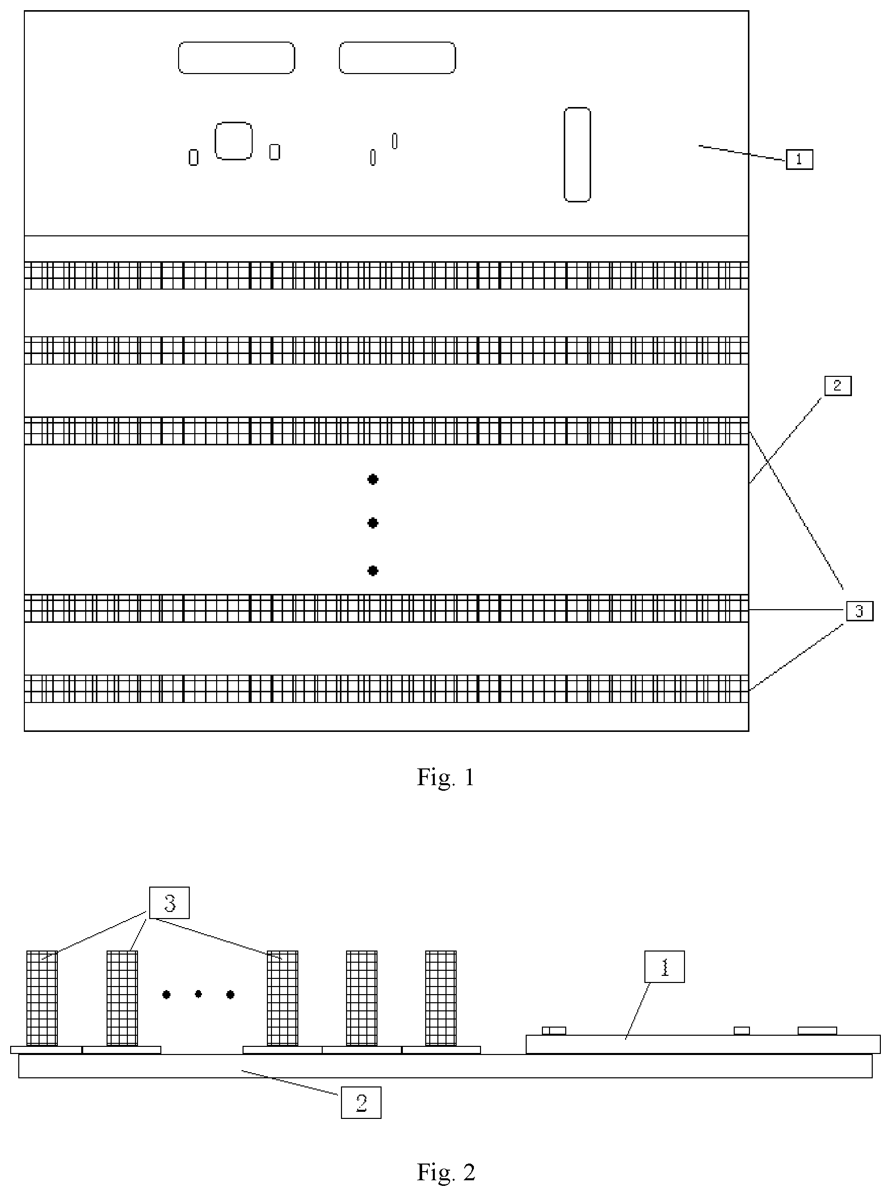 Patent US12306359 Figure 1 – Area array detector, detection method, and corresponding container/vehicle inspection system
