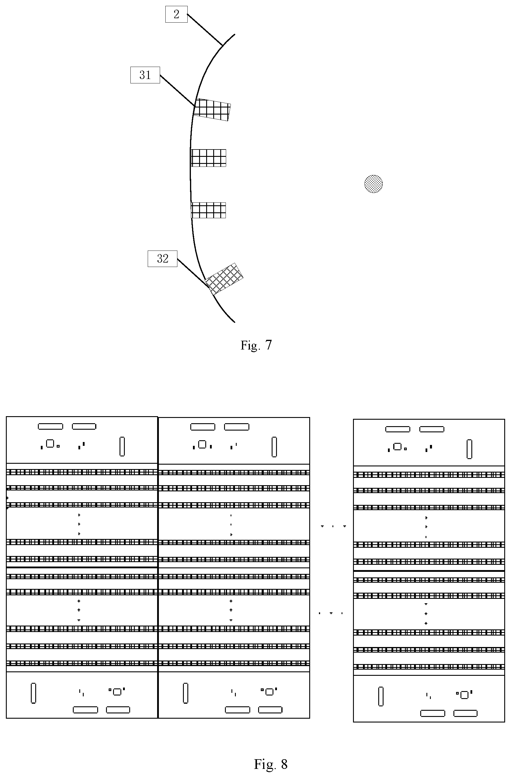 Patent US12306359 Figure 4 – Area array detector, detection method, and corresponding container/vehicle inspection system