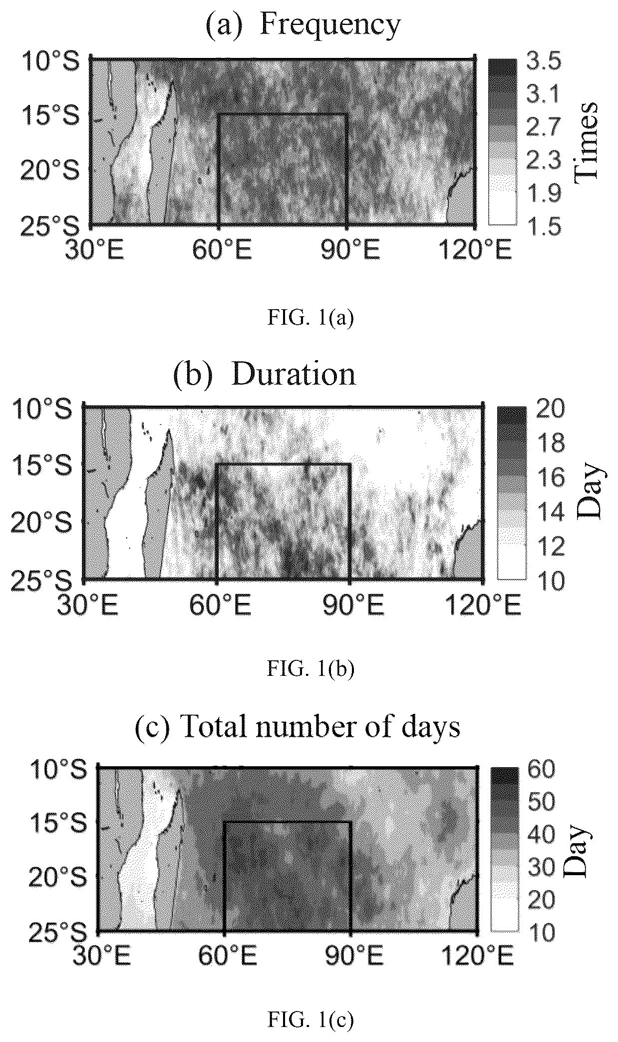 Patent US12306368 Figure 1 – Method for studying interannual variation of marine heatwaves in south indian ocean
