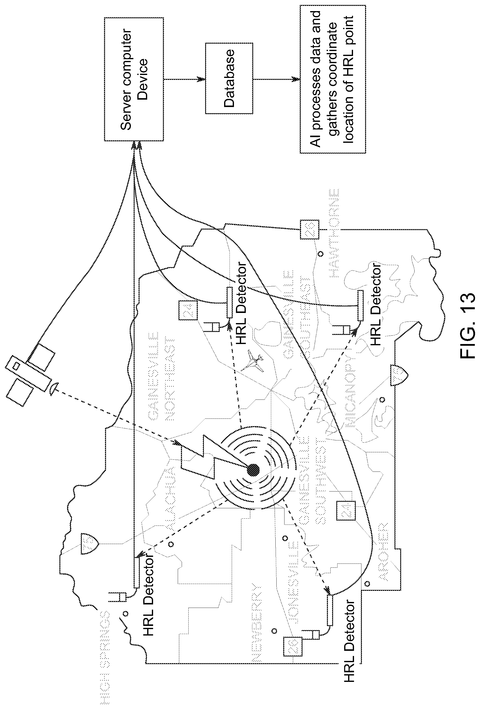 Patent US12306369 Figure 14 – System and method for detecting high-risk lightning strikes for use in predicting and identifying wildfire ignition locations