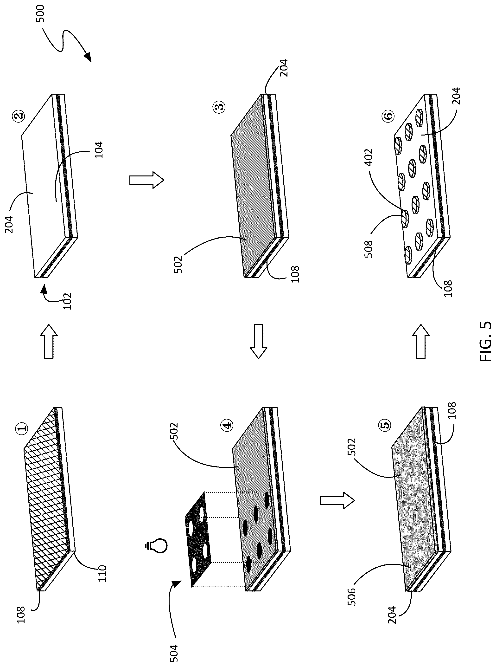 Patent US12306371 Figure 5 – Layered thermochromic device for enhanced infrared emission, and method for making the same