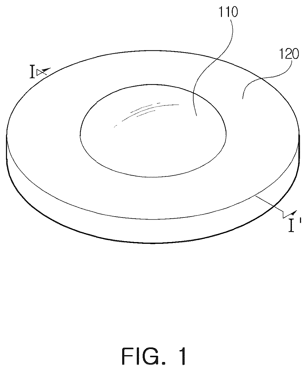 Patent US12306372 Figure 1 – Lens and lens assembly including the same