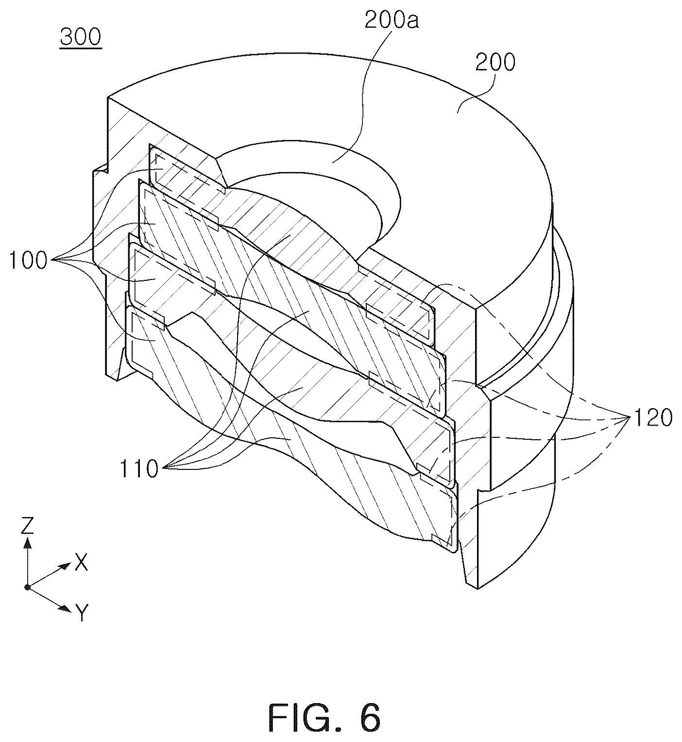 Patent US12306372 Figure 6 – Lens and lens assembly including the same