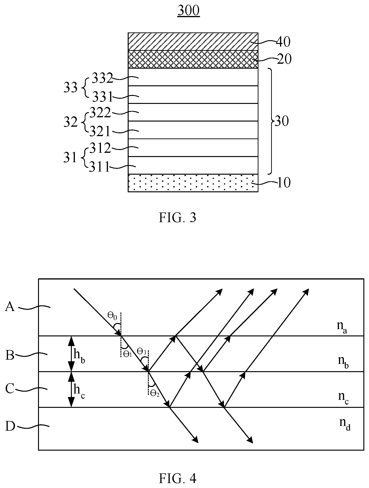 Patent US12306376 Figure 2 – Anti-reflective stack and method of manufacturing the same, display panel, and display device
