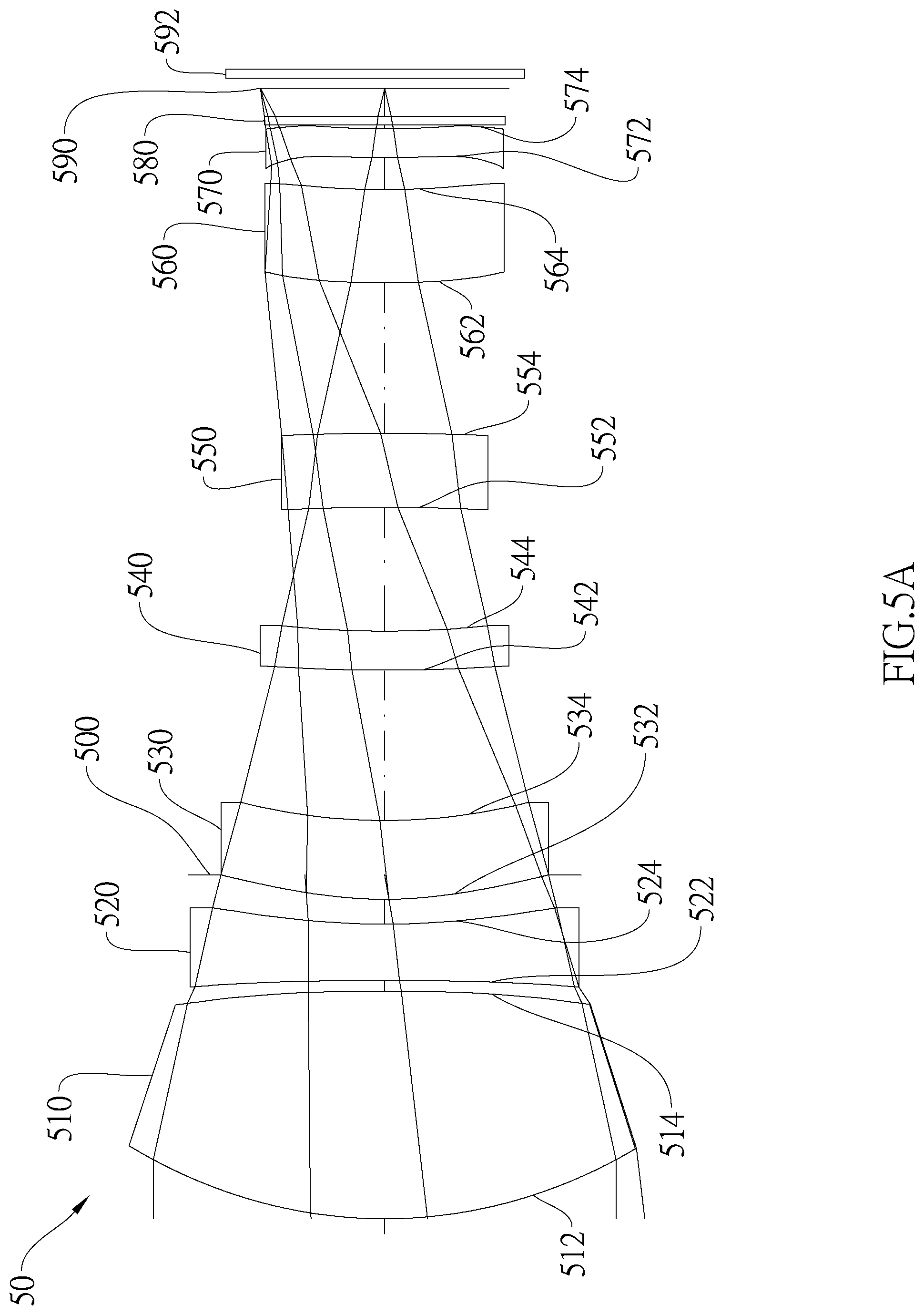 Patent US12306383 Figure 13 – Optical image capturing system