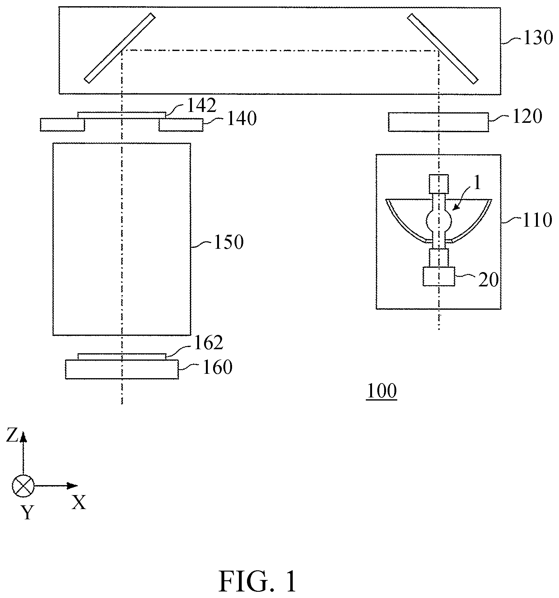 Patent US12306387 Figure 1 – Light source apparatus, lithography apparatus, and article manufacturing